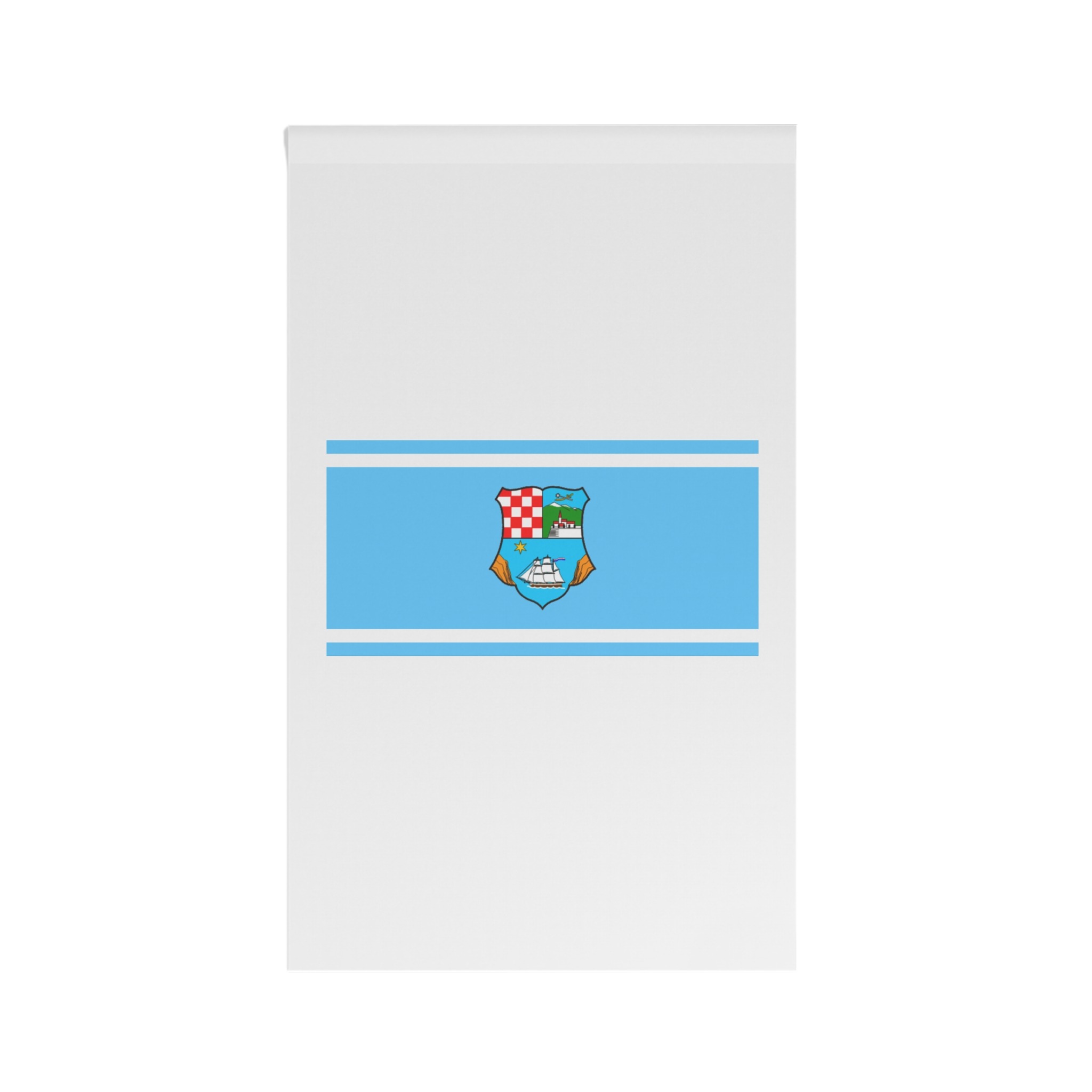 Flag of Primorje Gorski Kotar County House Banner