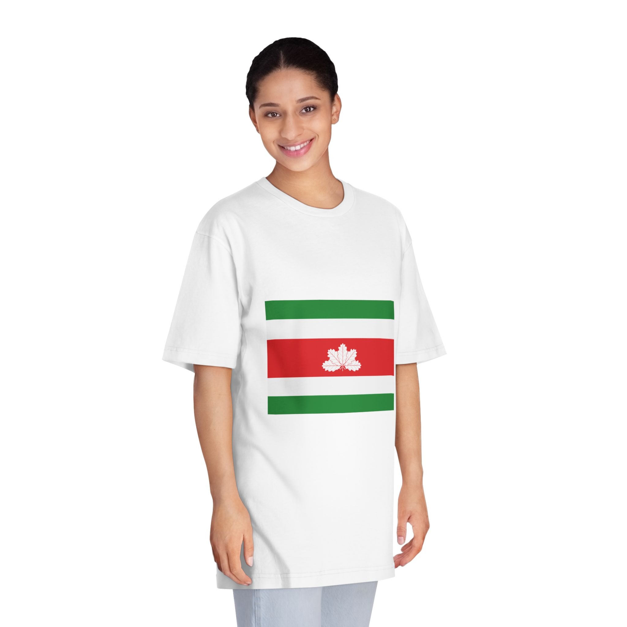 Flag of Boyacá Department Unisex Classic Crewneck T Shirt - Image 3