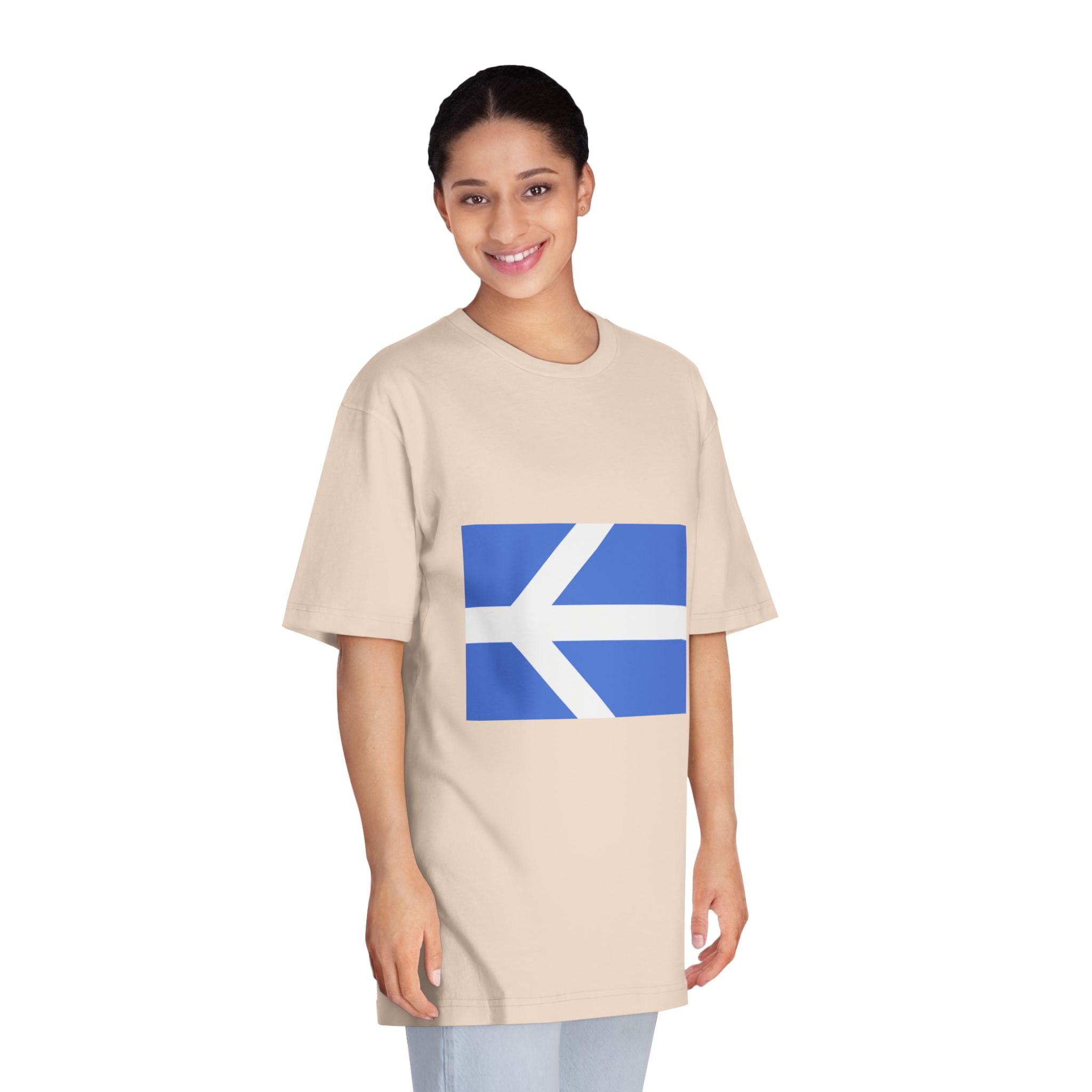 Flag of Lawrence, Massachusetts Unisex Classic Crewneck T Shirt - Image 11