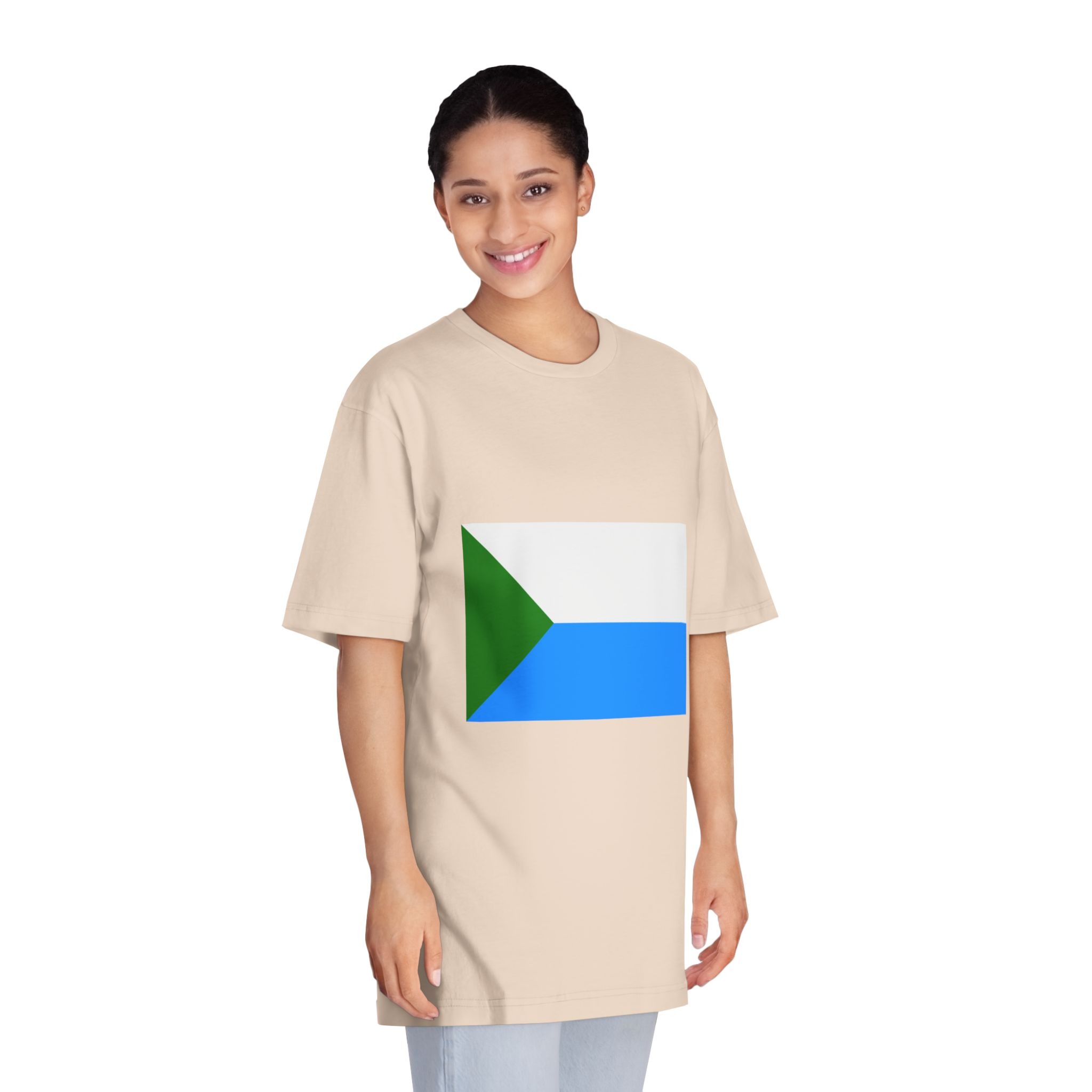 Flag of Khabarovsk Krai Unisex Classic Crewneck T Shirt - Image 11