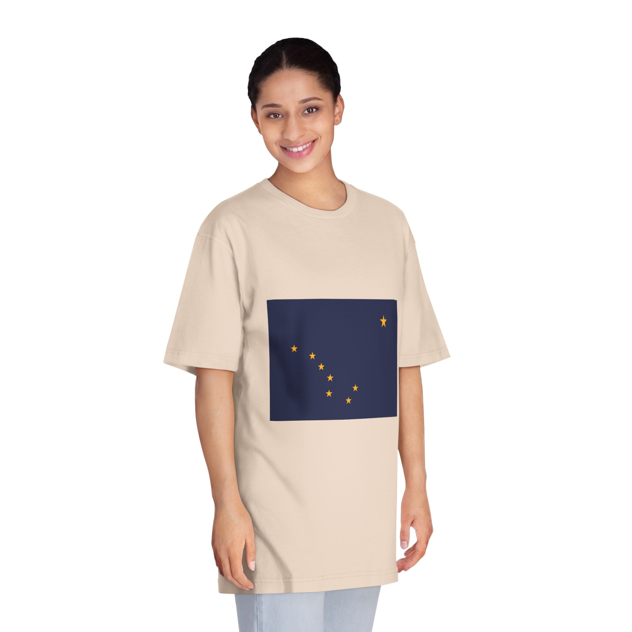 Flag of Alaska Unisex Classic Crewneck T Shirt - Image 11