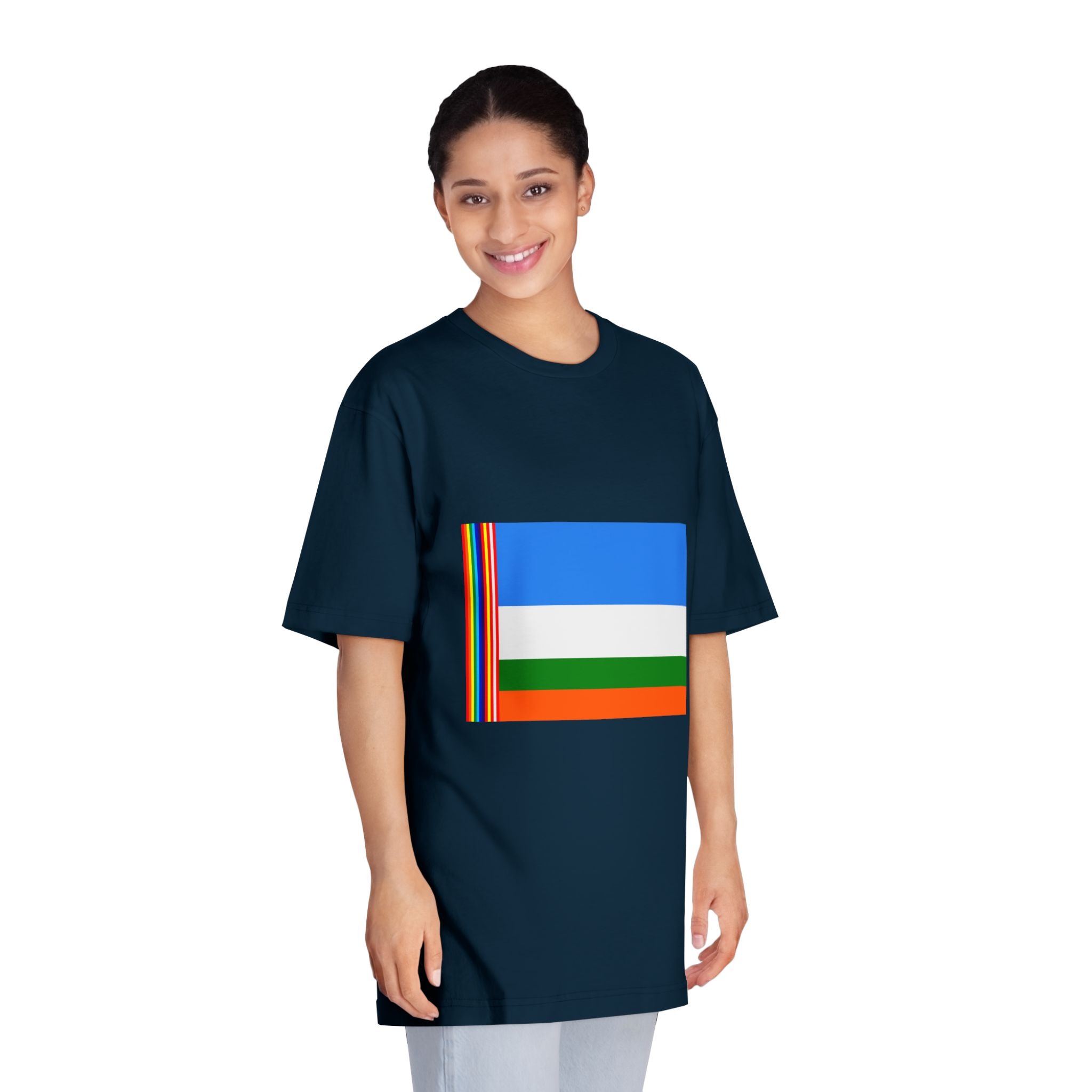 Bandera de Celendín Unisex Classic Crewneck T Shirt - Image 19
