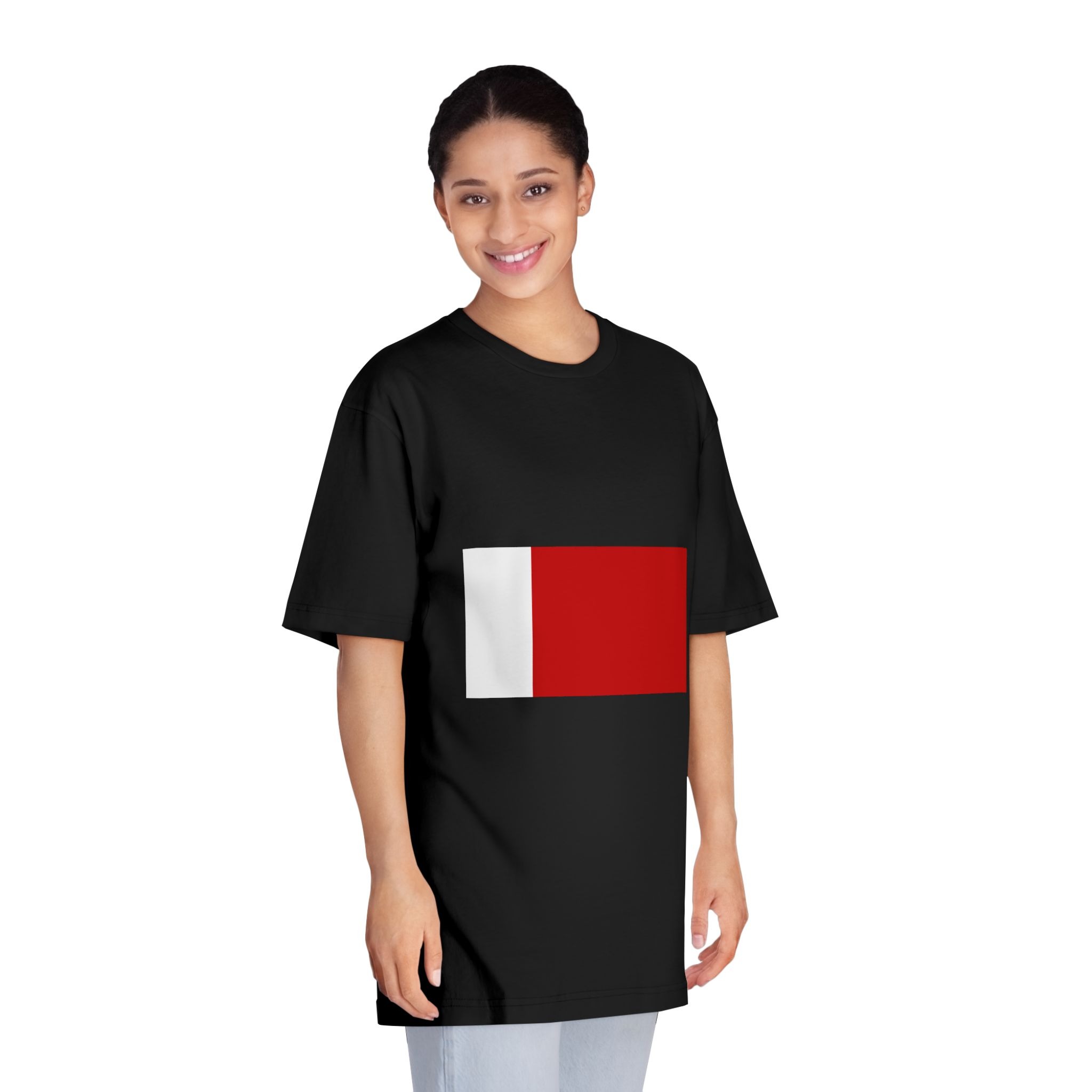 Flag of Ajman Unisex Classic Crewneck T Shirt - Image 7