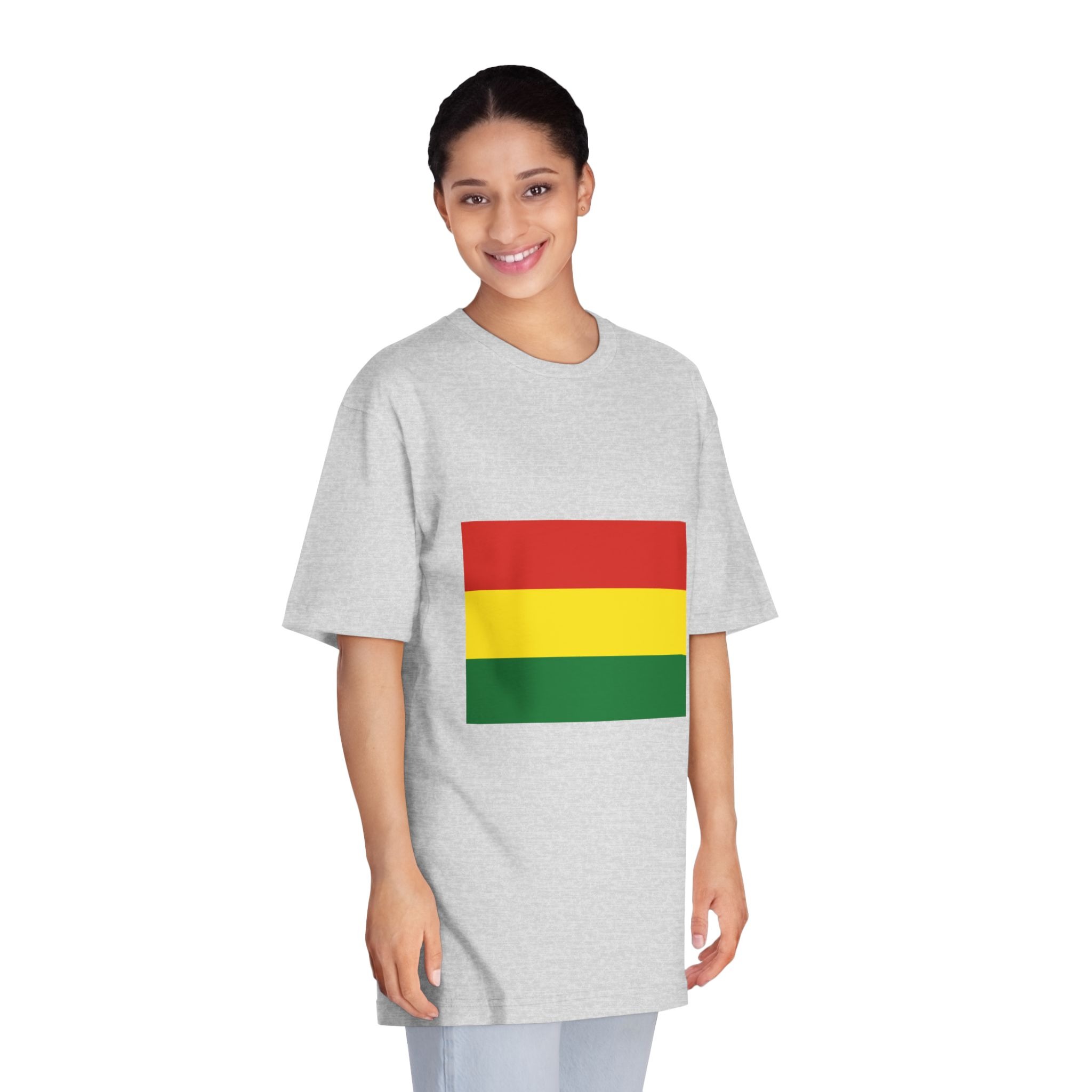 Flag of Bolivia Unisex Classic Crewneck T Shirt - Image 15