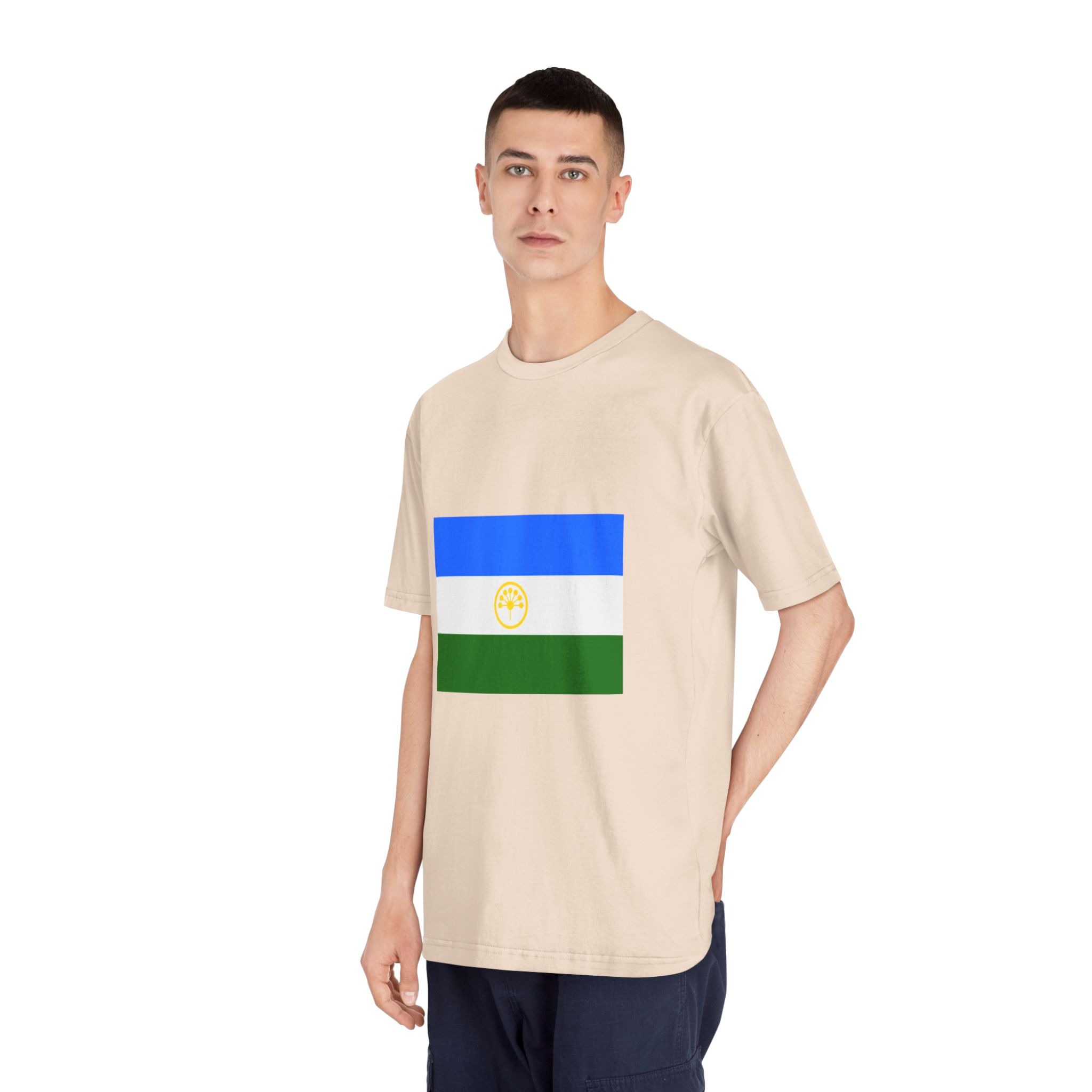 Flag of Bashkortostan Unisex Classic Crewneck T Shirt - Image 12