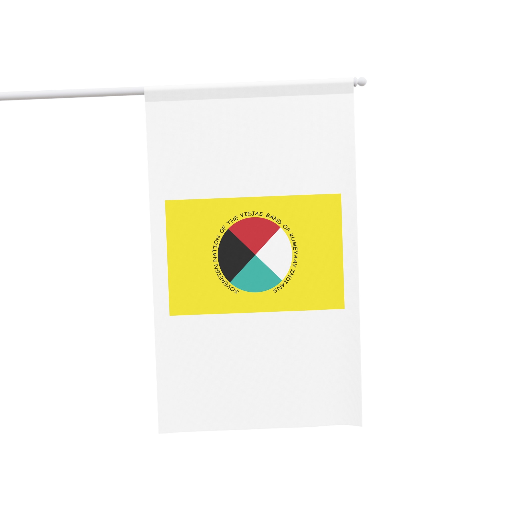 Flag of the Viejas Band of Kumeyaay Indians House Banner - Image 3