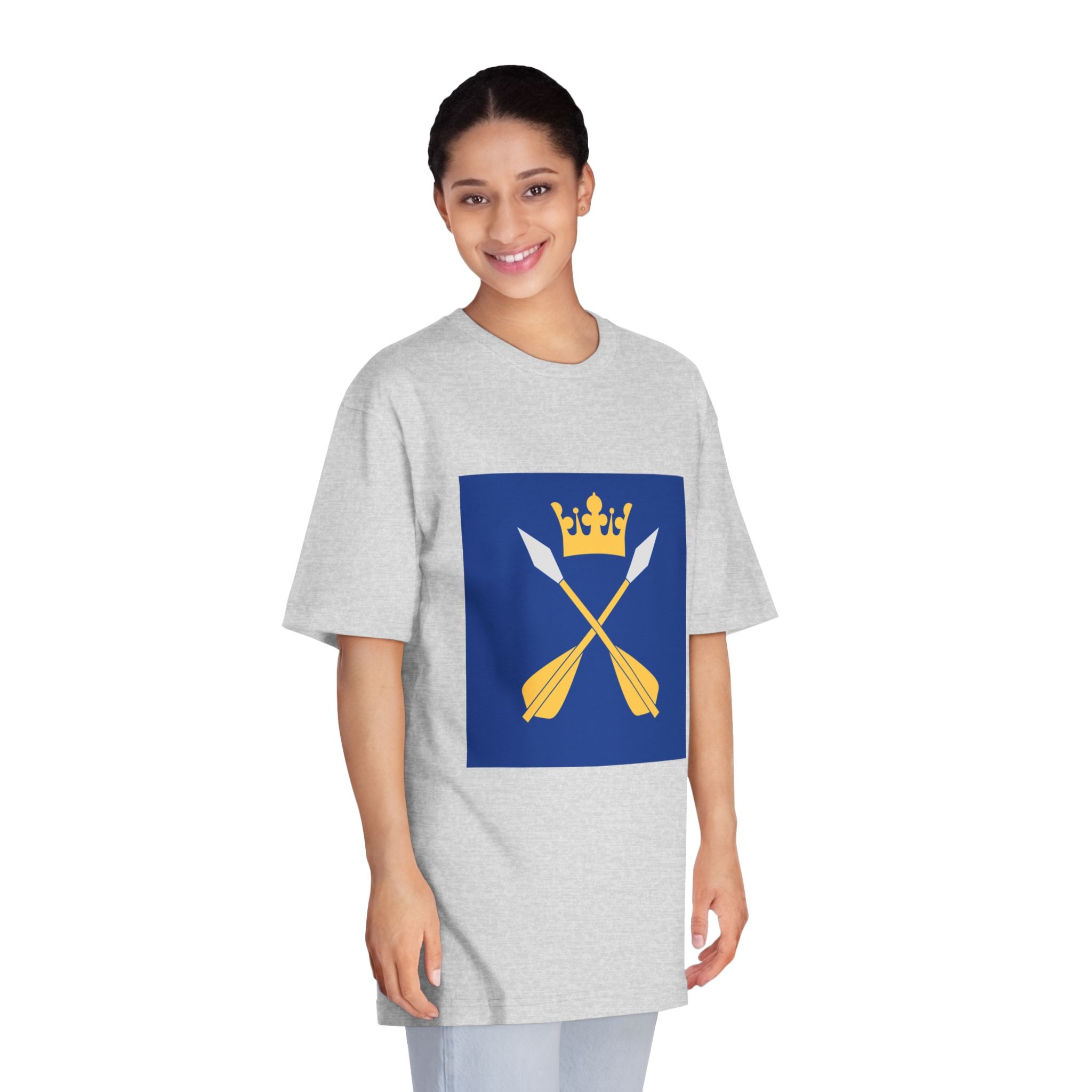 Dalarnas Län Vapenflagga Unisex Classic Crewneck T Shirt - Image 15