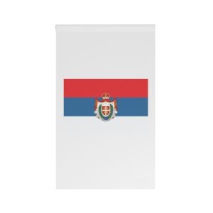 Tradicionalna Zastava Vojvodine Sa Grbom House Banner