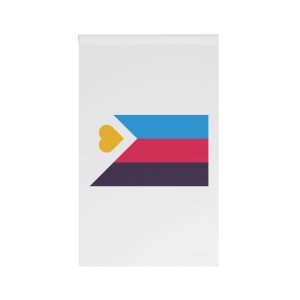 Tricolor Polyamory Pride Flag House Banner