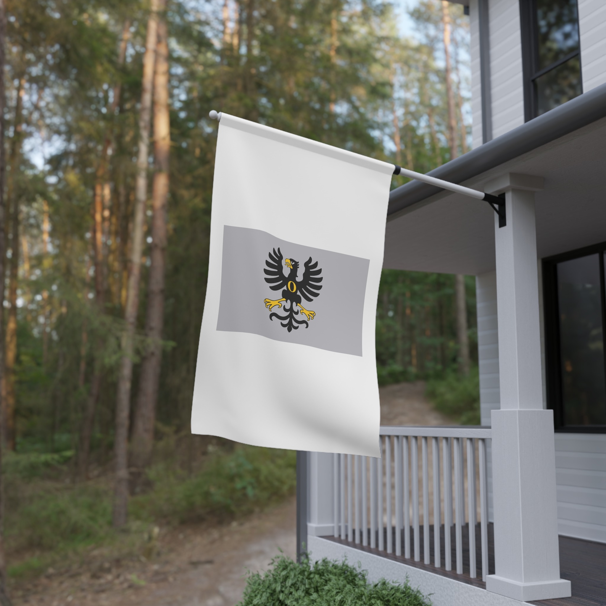 Flag Arms Auschwitz County House Banner - Image 4