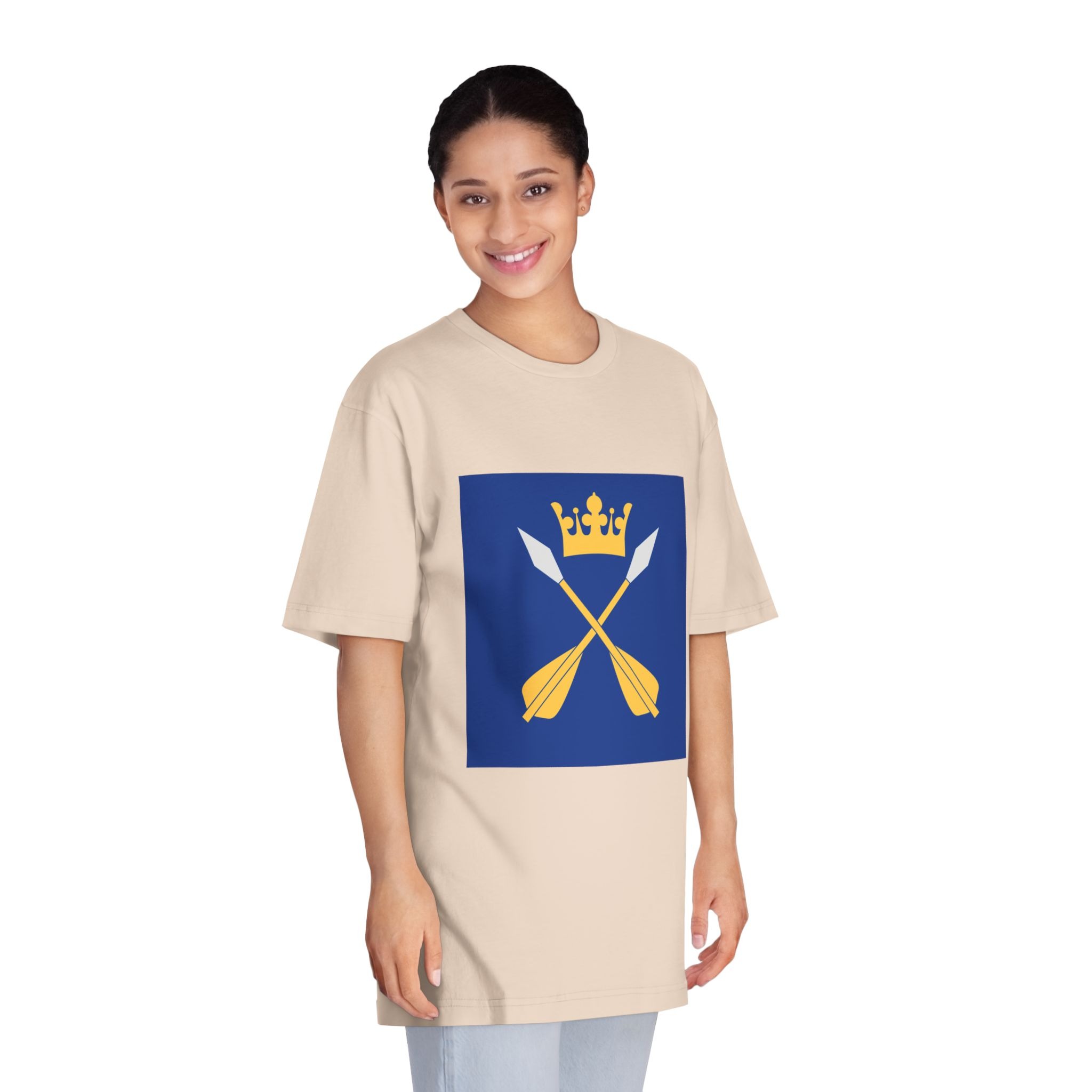 Dalarnas Län Vapenflagga Unisex Classic Crewneck T Shirt - Image 11