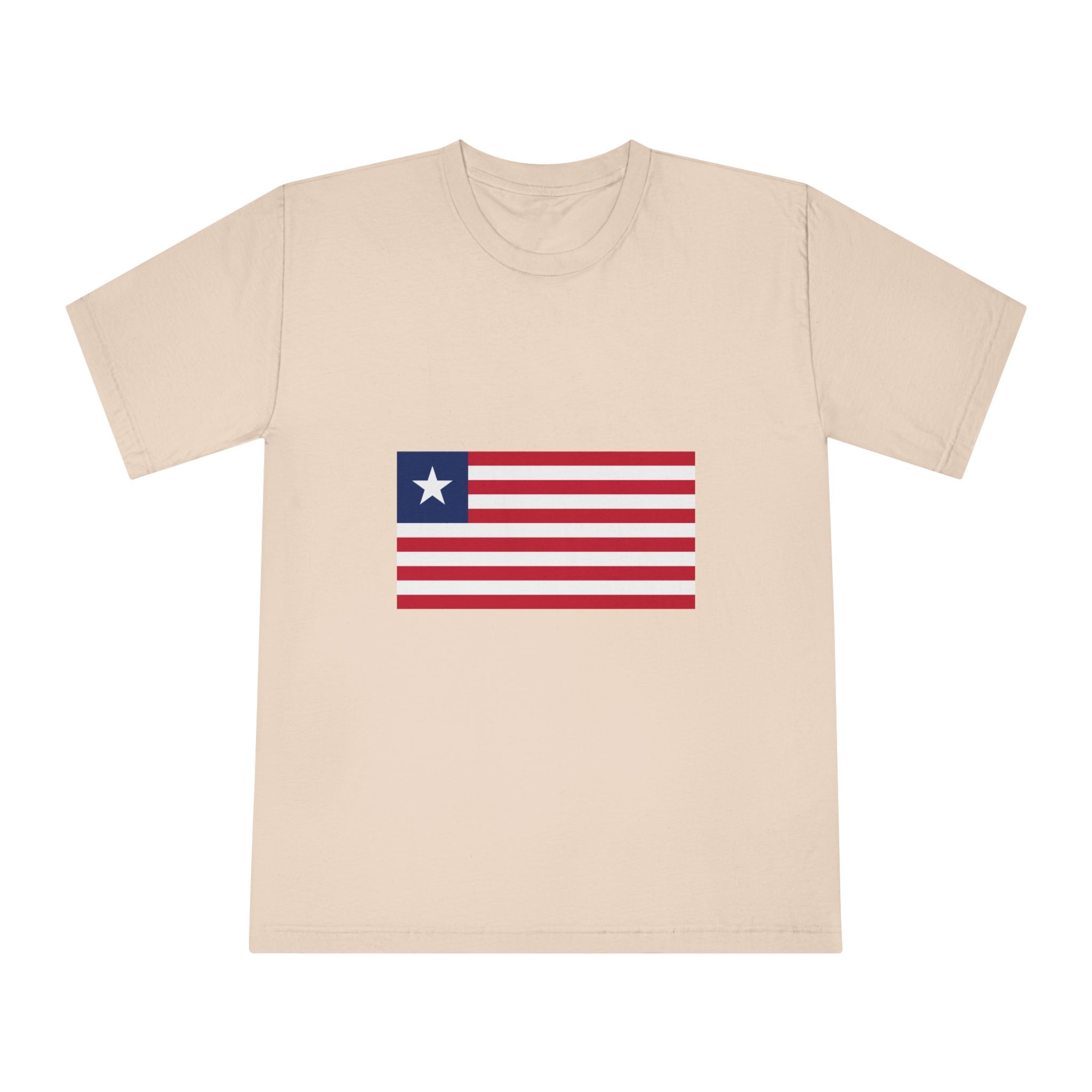 Flag of Liberia Unisex Classic Crewneck T Shirt - Image 9