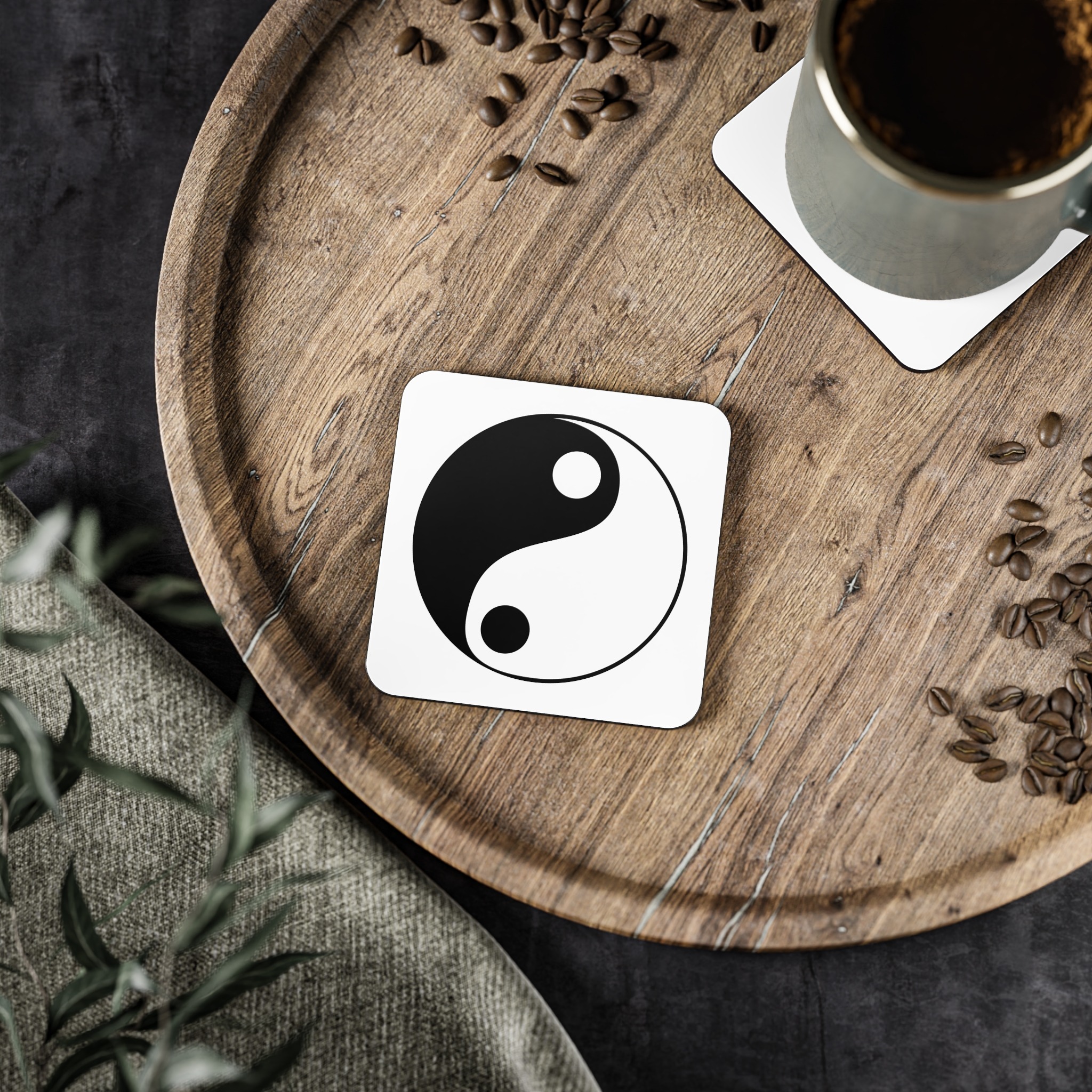 Symbol Yin Yang 01 Coasters - Image 5