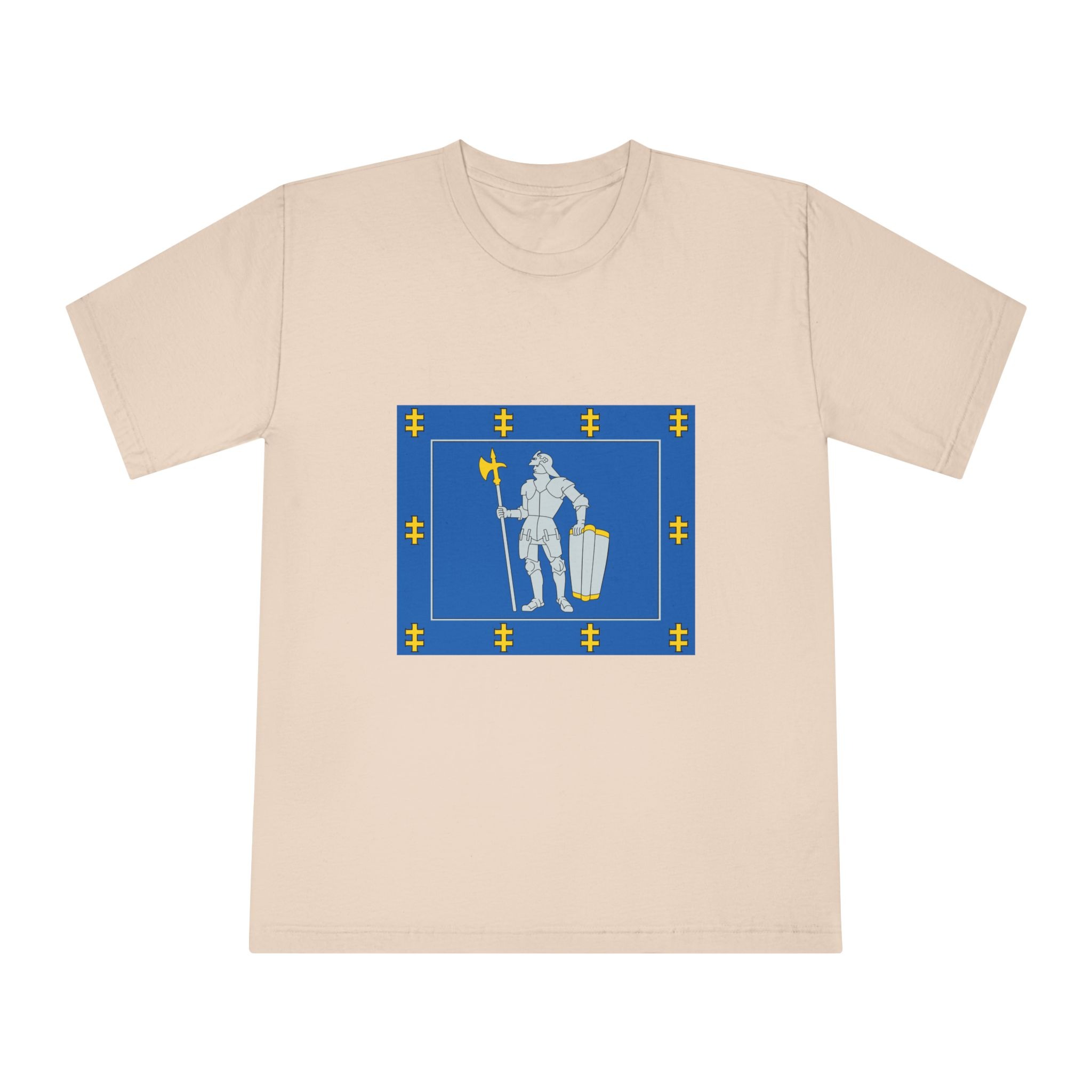 Alytus County Flag Unisex Classic Crewneck T Shirt - Image 9