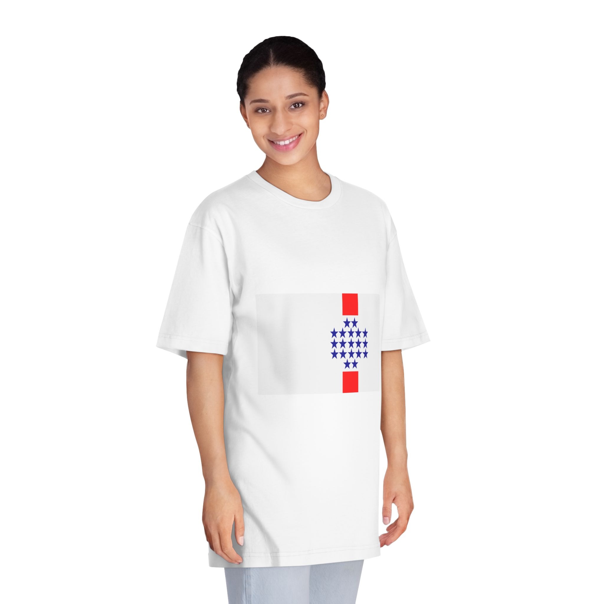 Flag of Central Department, Paraguay Unisex Classic Crewneck T Shirt - Image 3