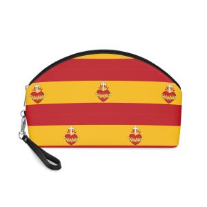 Flag of Spain According To Command of Alphonse Charles With Sacred Heart Makeup Bag