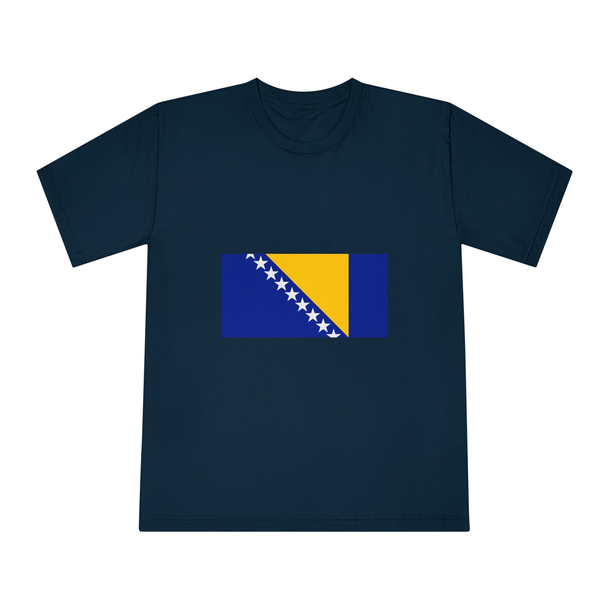 Flag of Bosnia and Herzegovina Unisex Classic Crewneck T Shirt - Image 17