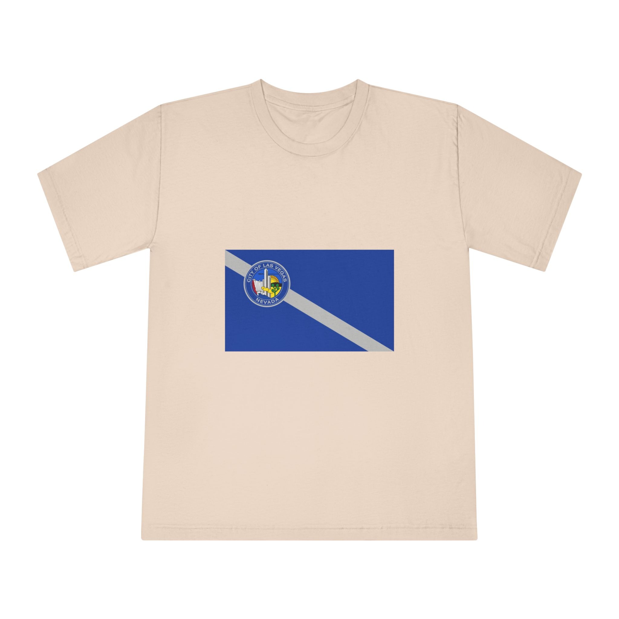 Flag of Las Vegas, Nevada Unisex Classic Crewneck T Shirt - Image 9
