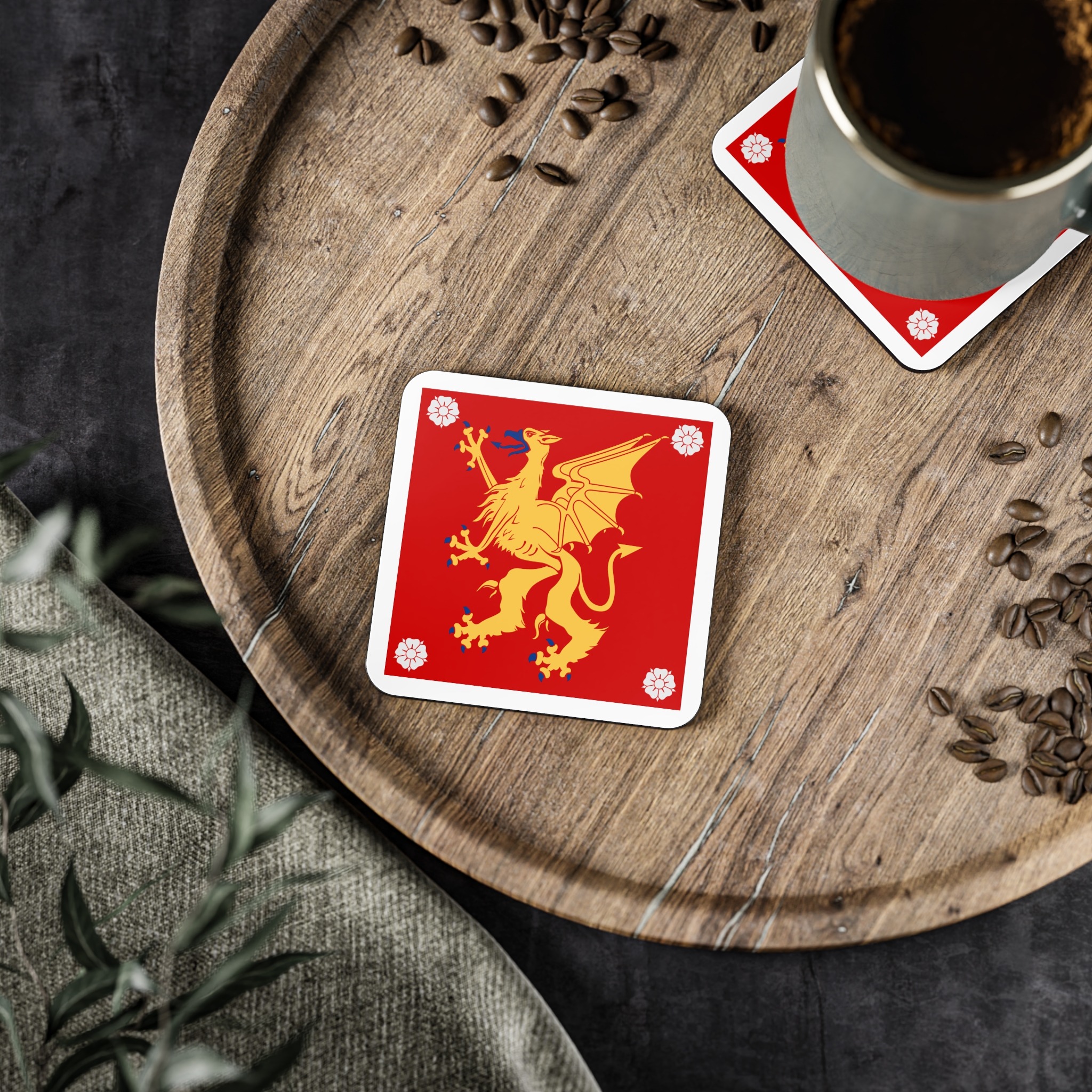 Östergötlands Län Vapenflagga Coasters - Image 5