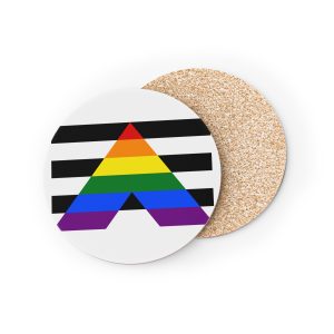 Straight Ally Flag Coasters