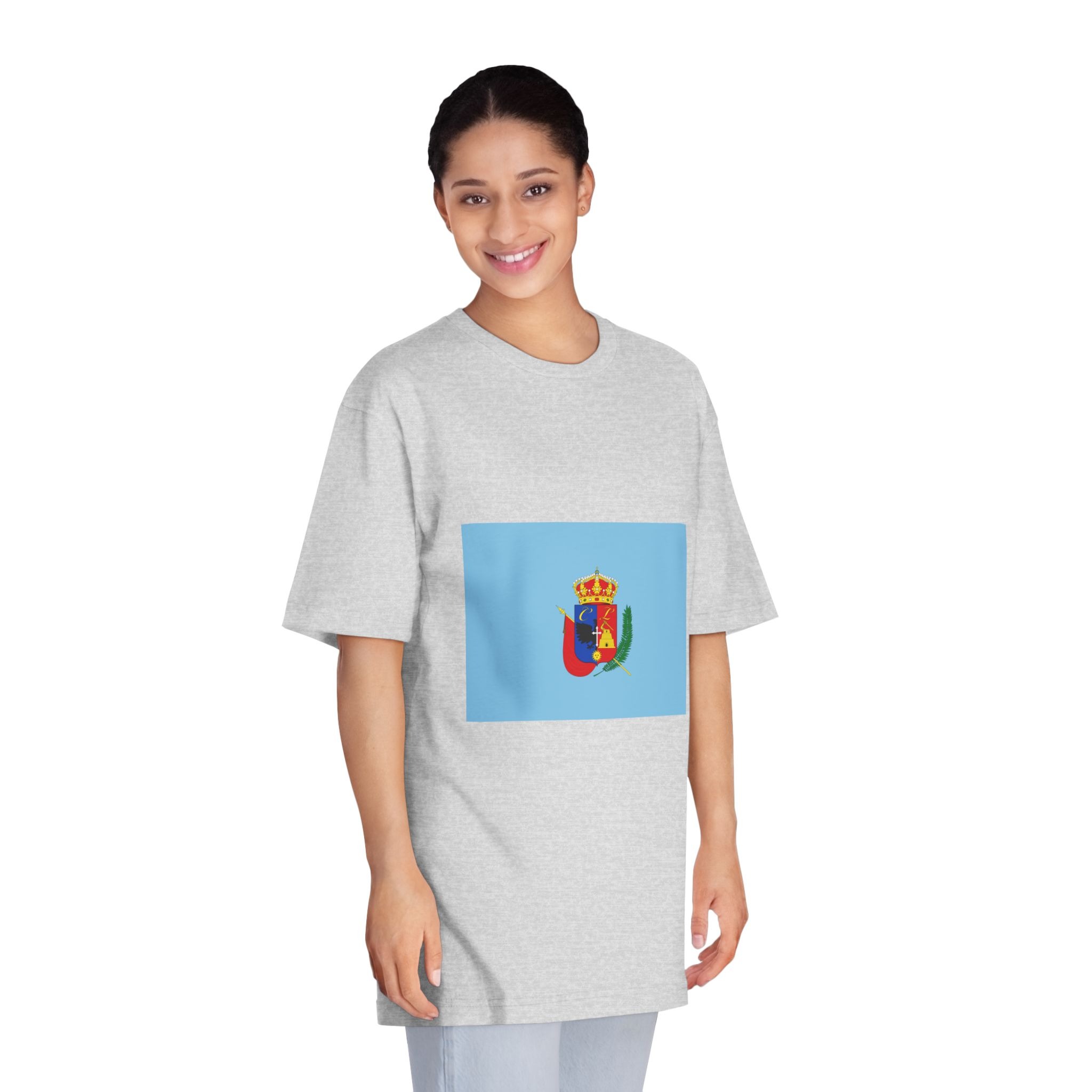 Bandera de Cajamarca Unisex Classic Crewneck T Shirt - Image 15