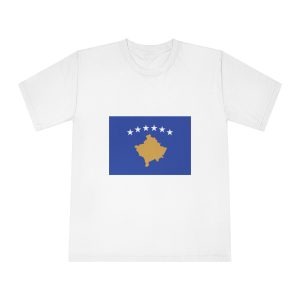 Flag of Kosovo Unisex Classic Crewneck T Shirt