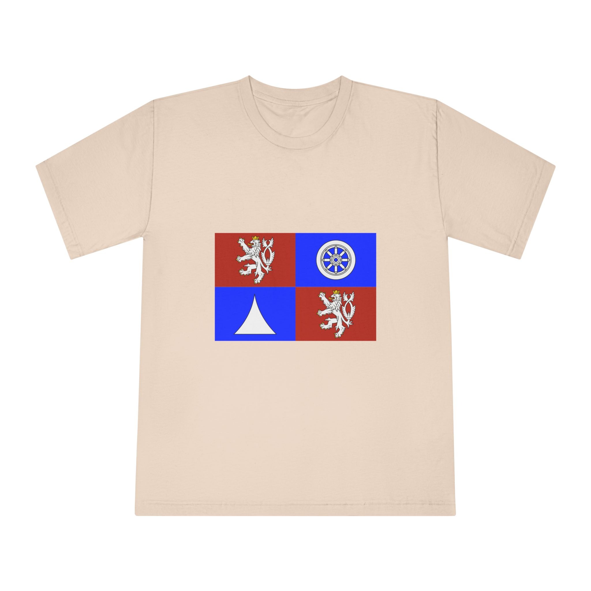 Flag of Liberec Region Unisex Classic Crewneck T Shirt - Image 9