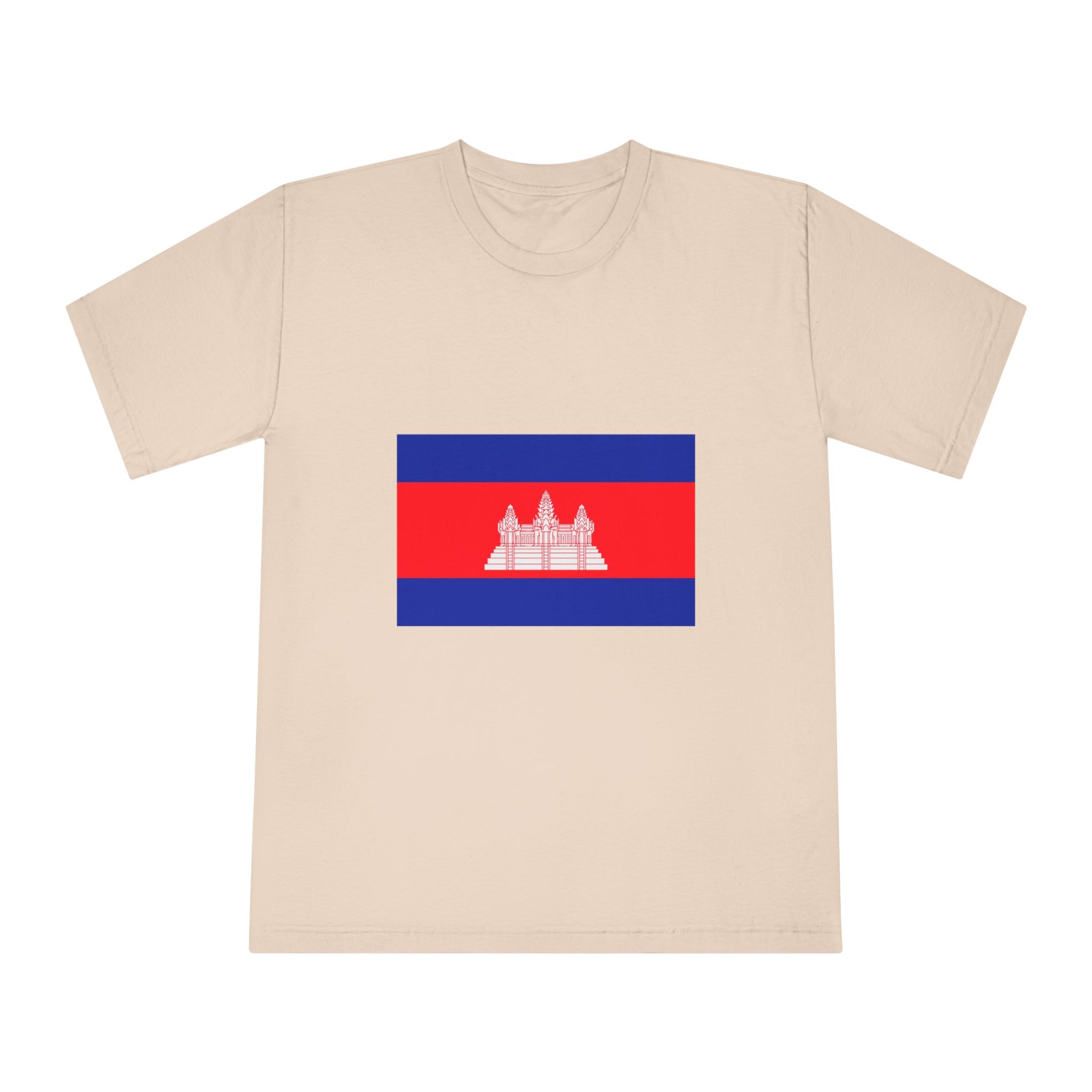 Flag of Cambodia Unisex Classic Crewneck T Shirt - Image 9