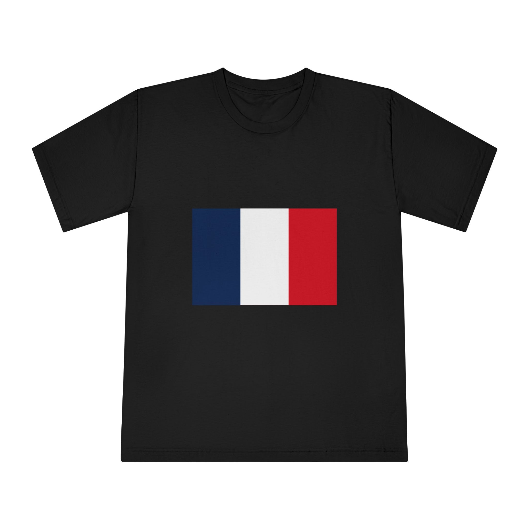 Flag of France Unisex Classic Crewneck T Shirt - Image 5
