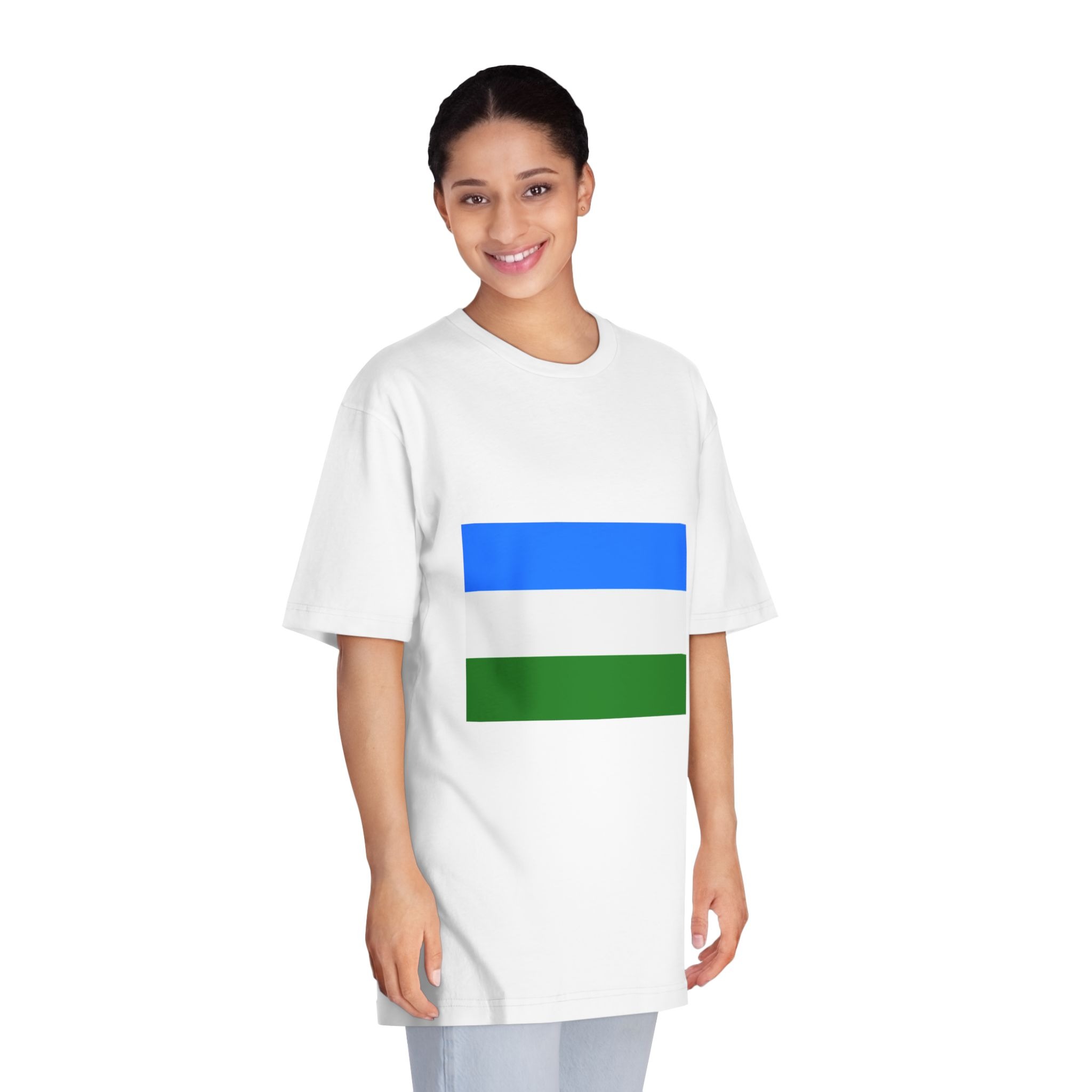Flag of Boquerón Department Unisex Classic Crewneck T Shirt - Image 3