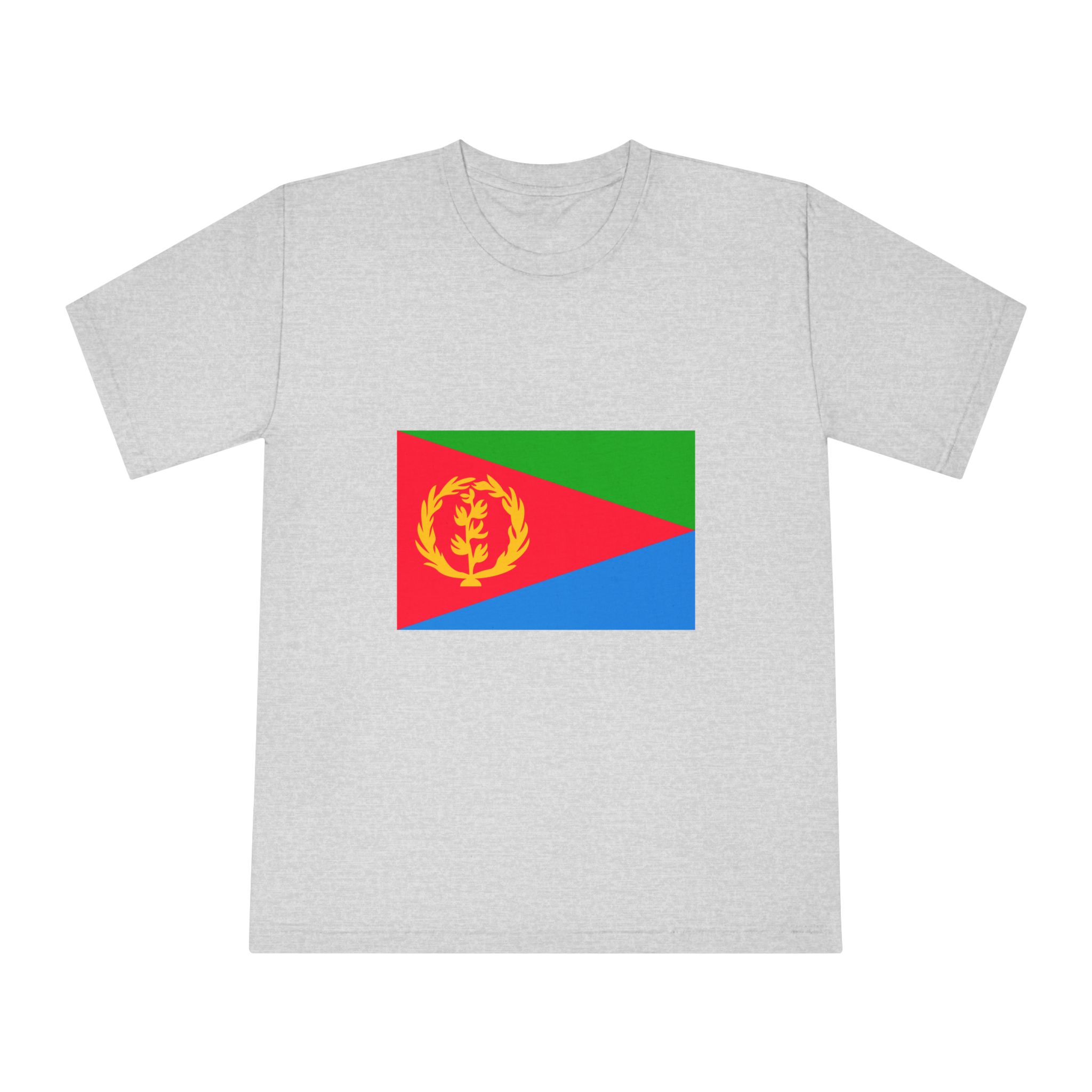 Flag of Eritrea 1993 1995 Unisex Classic Crewneck T Shirt - Image 13