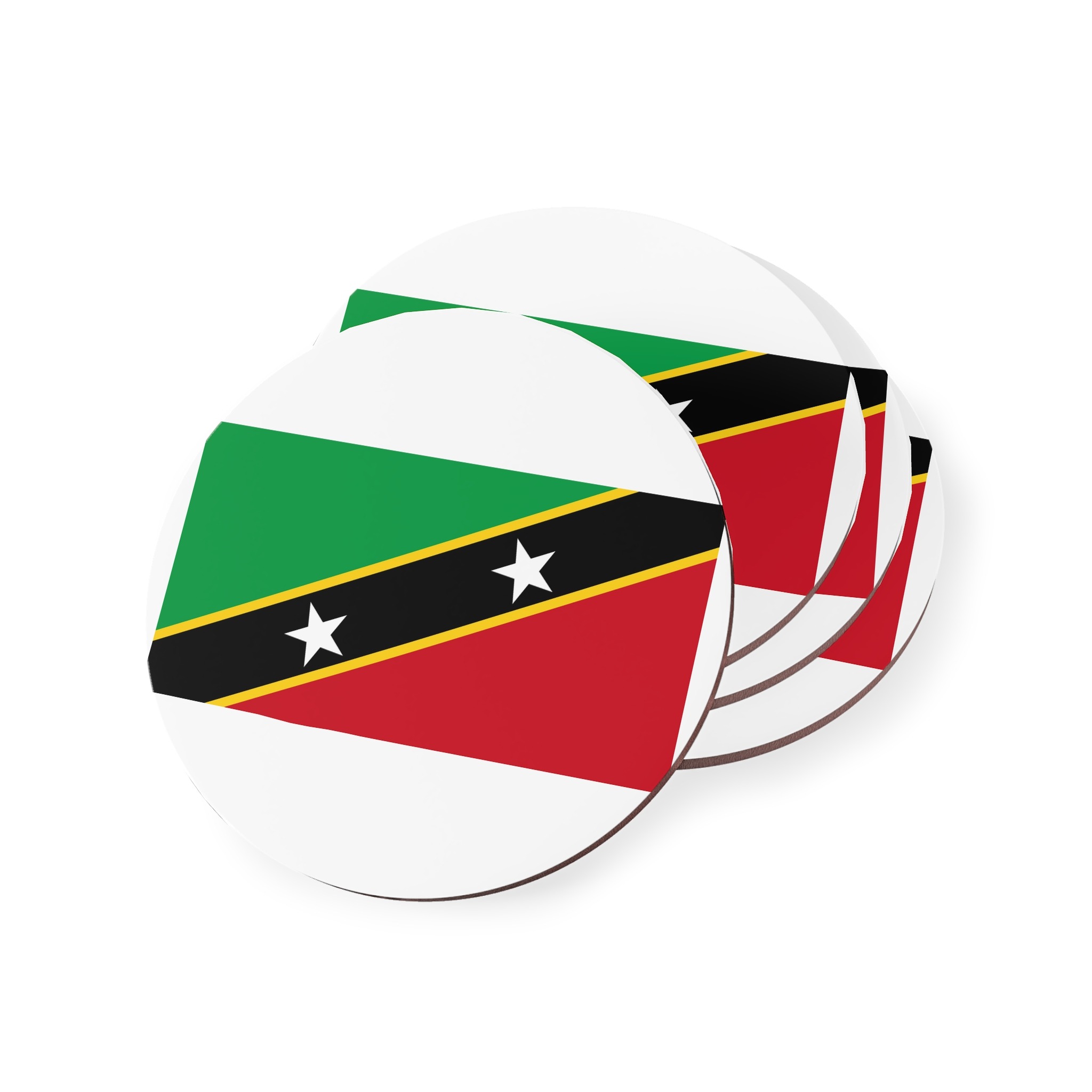 Saint Kitts Flag Coasters - Image 3