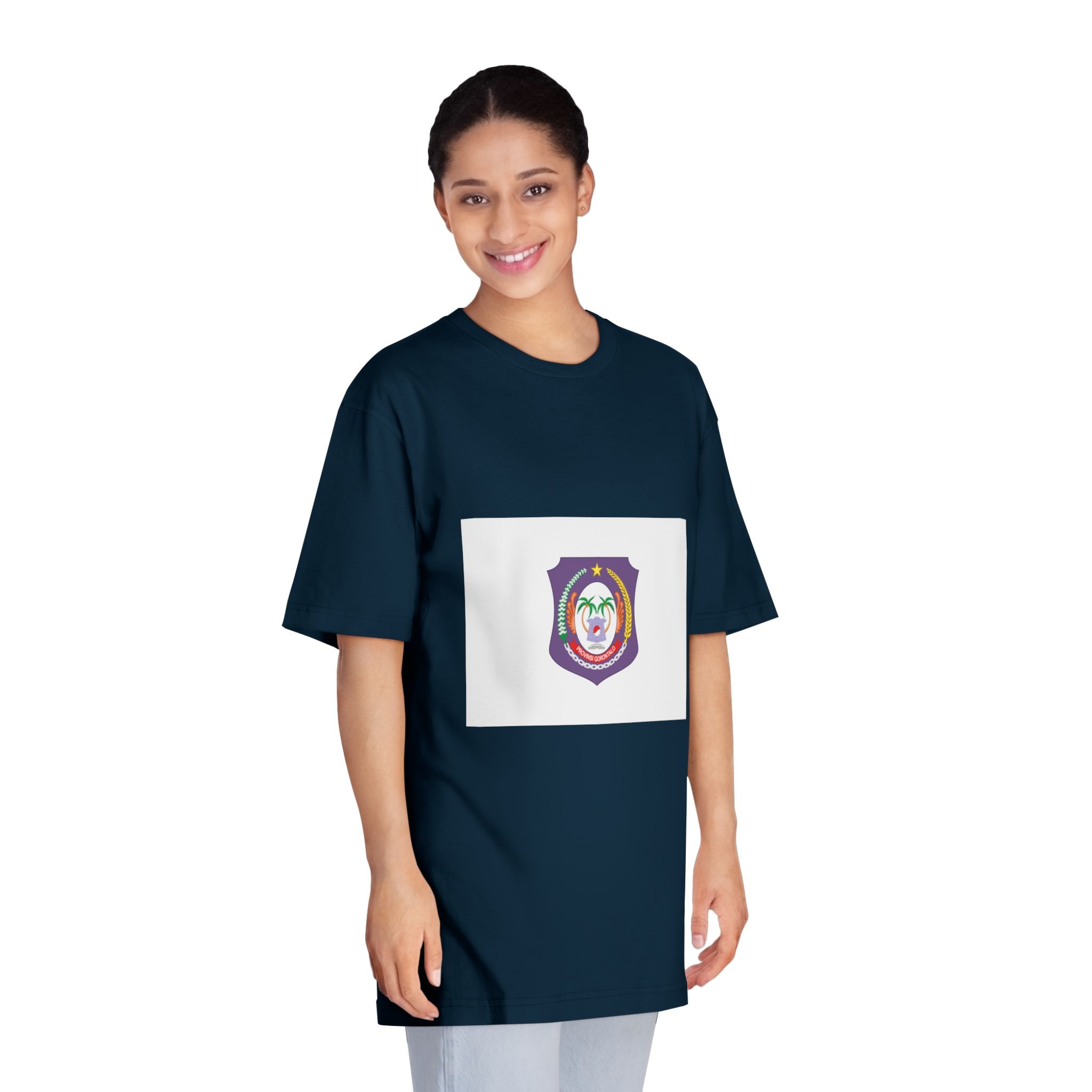 Flag of Gorontalo Unisex Classic Crewneck T Shirt - Image 19