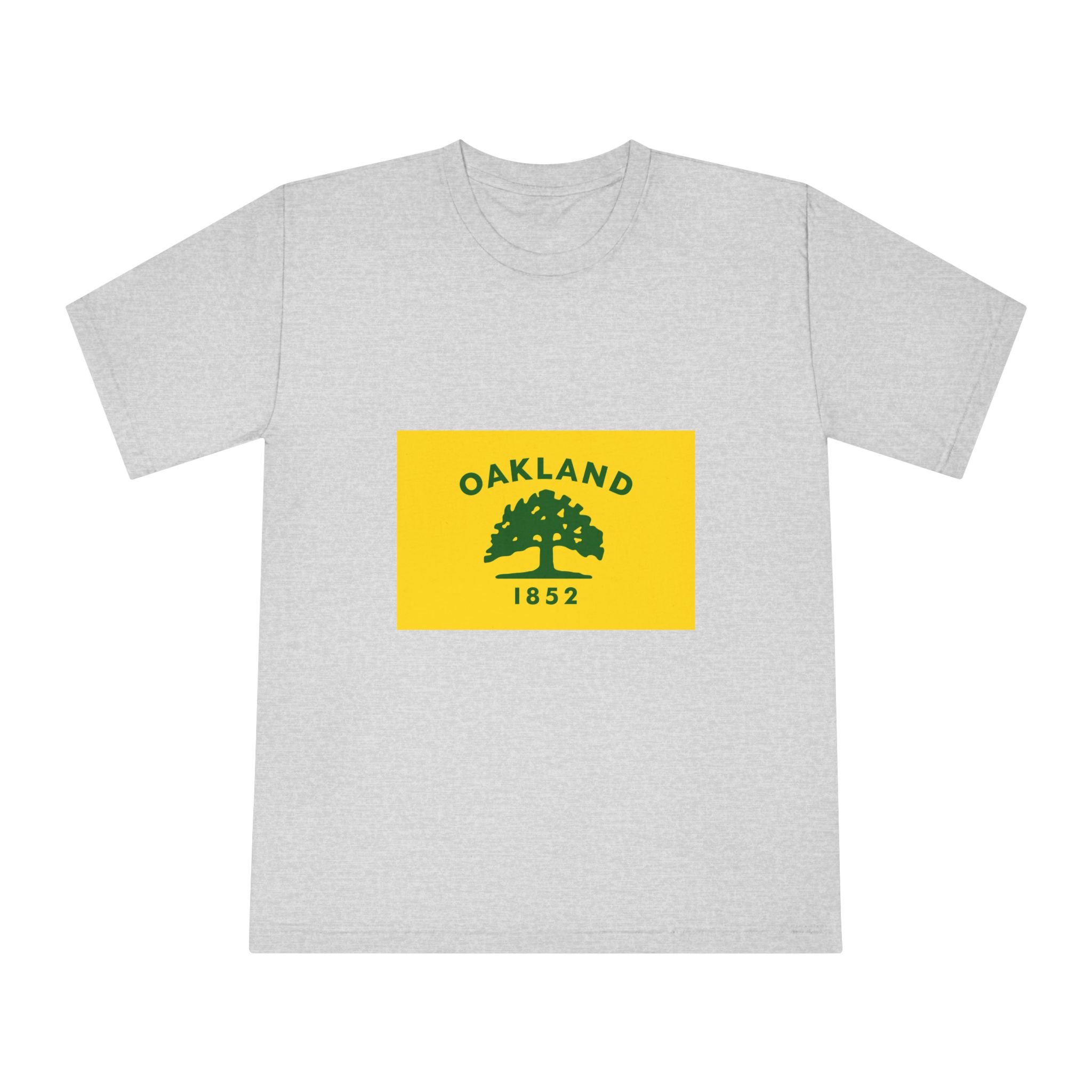 Flag of Oakland California Unisex Classic Crewneck T Shirt - Image 13