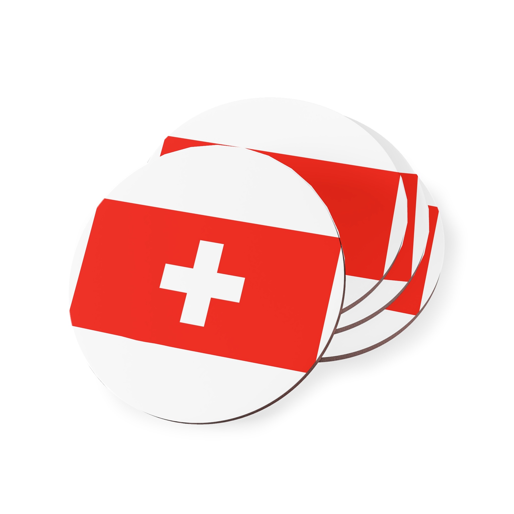 Switzerland Flag Coasters - Image 3