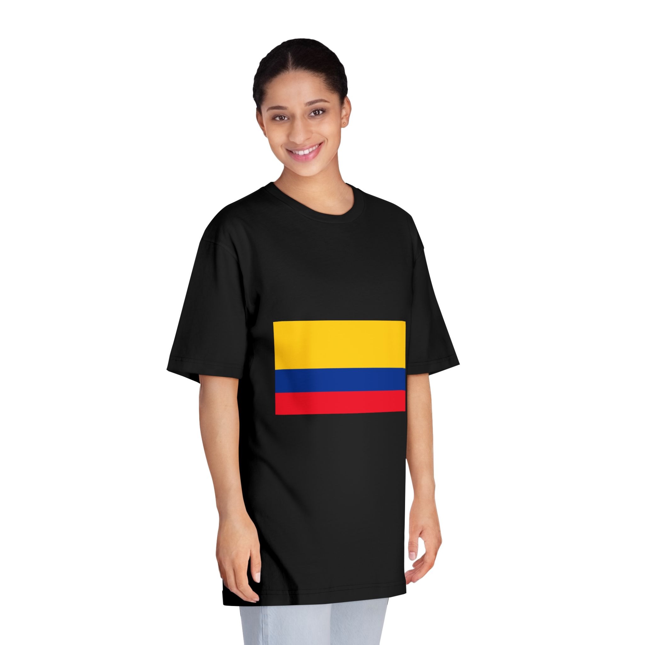 Colombia Flag Unisex Classic Crewneck T Shirt - Image 7