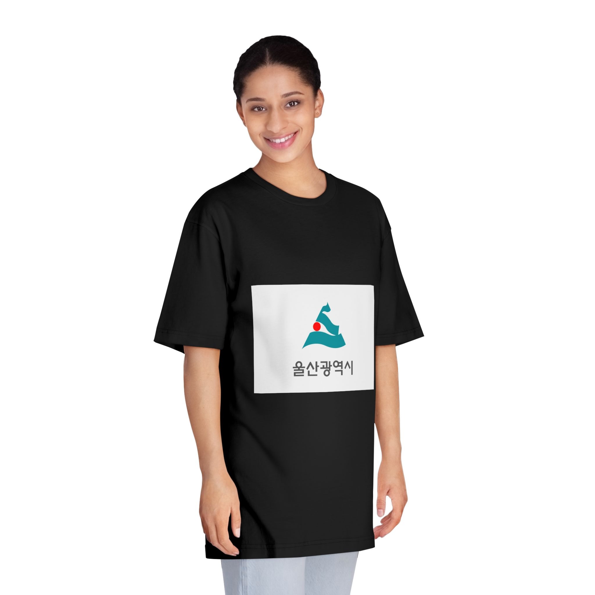 Flag of Ulsan Unisex Classic Crewneck T Shirt - Image 7