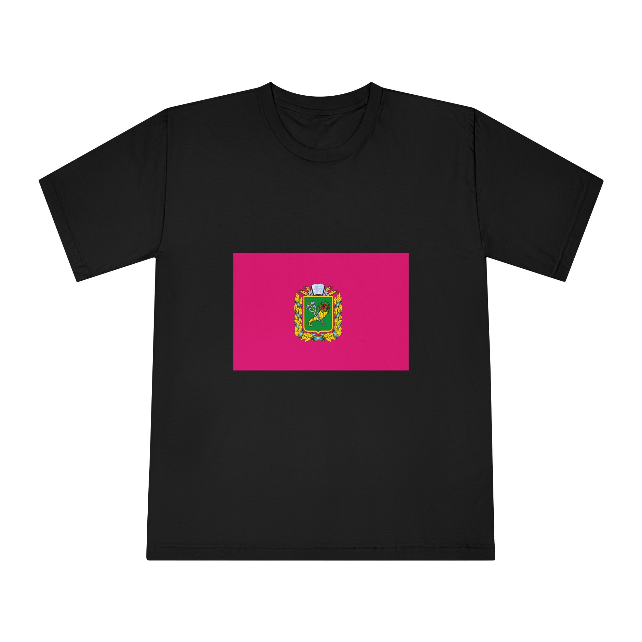 Flag of Kharkiv Oblast Unisex Classic Crewneck T Shirt - Image 5