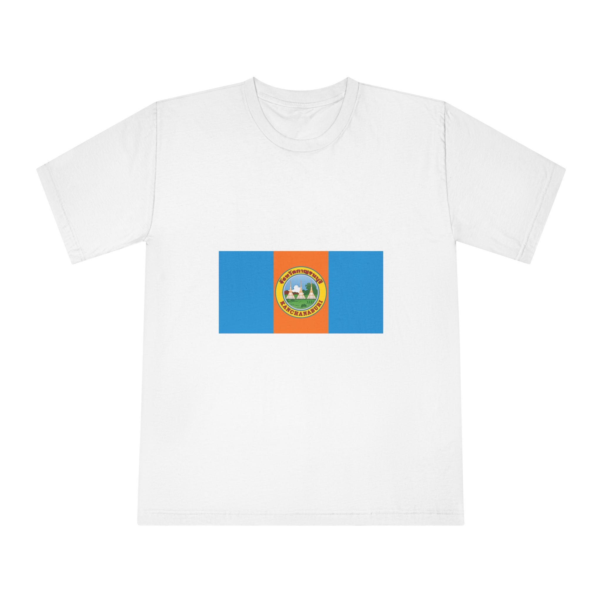 Flag of Kanchanaburi Province (2 1) Unisex Classic Crewneck T Shirt