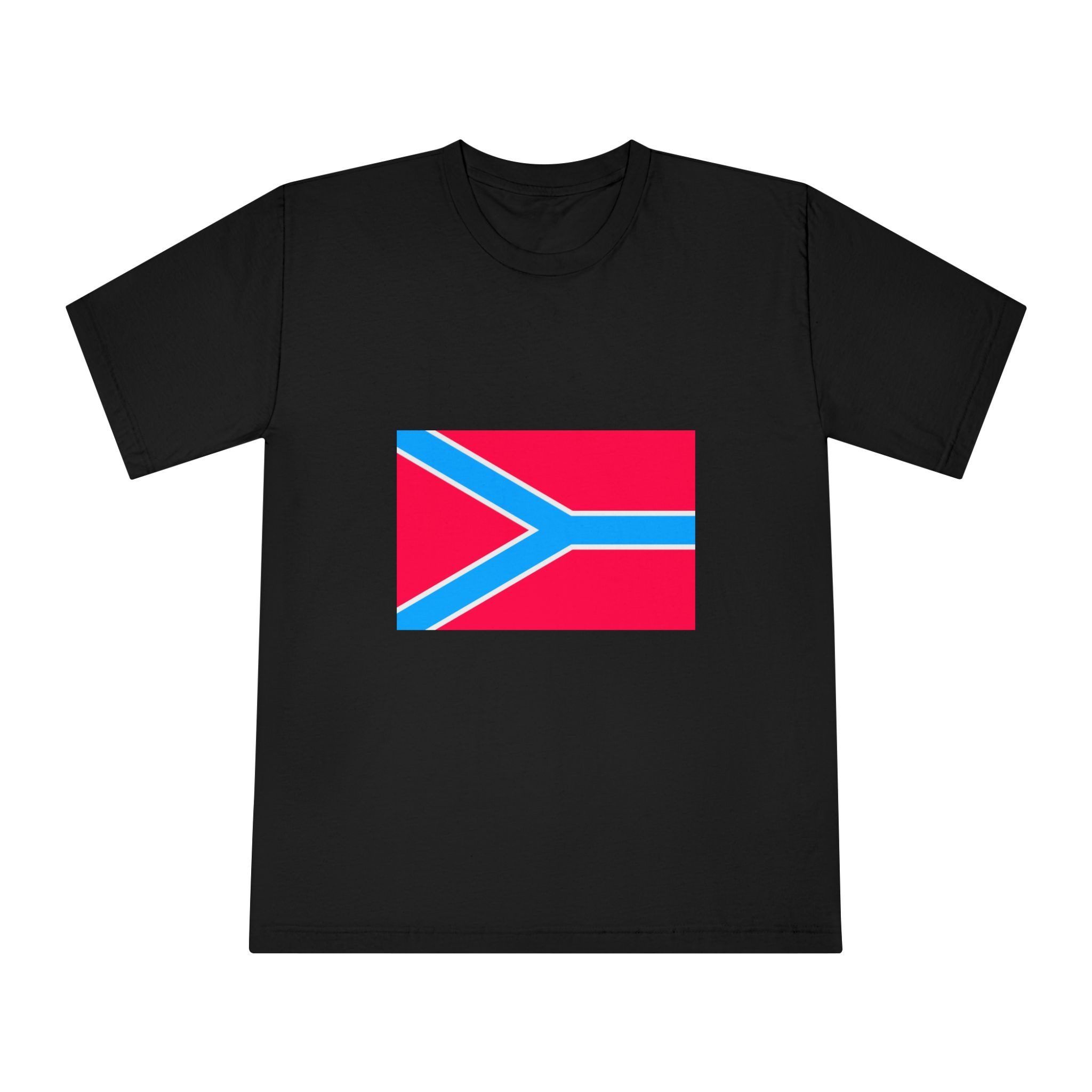 Flag of Druzhkivka Unisex Classic Crewneck T Shirt - Image 5