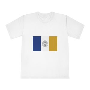 Flag of Jersey City, New Jersey Unisex Classic Crewneck T Shirt