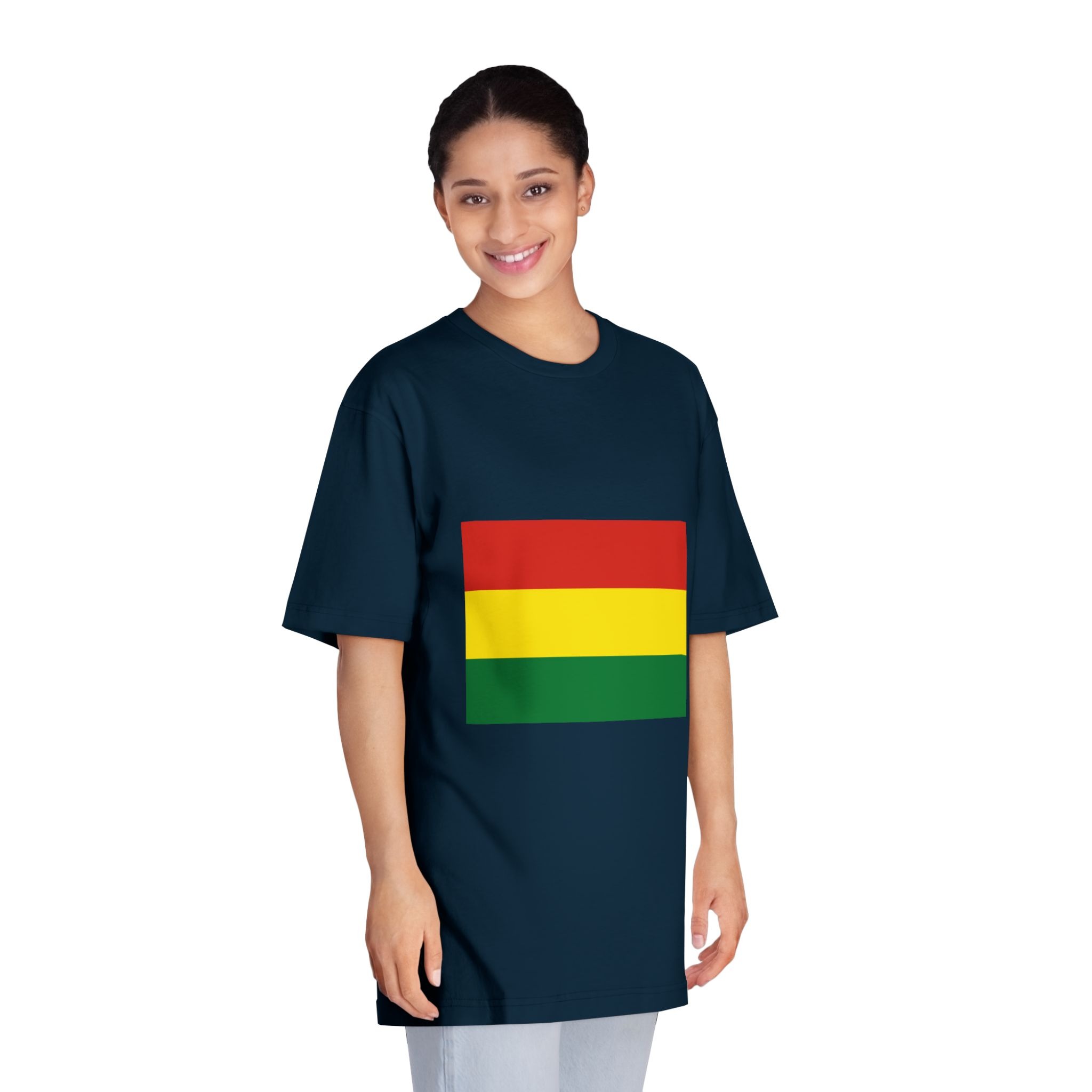 Flag of Bolivia Unisex Classic Crewneck T Shirt - Image 19