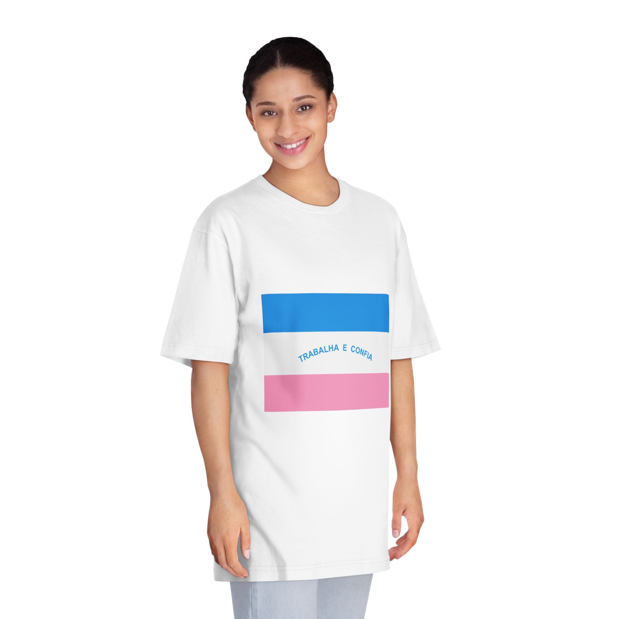 Bandeira Do Espírito Santo Unisex Classic Crewneck T Shirt - Image 3
