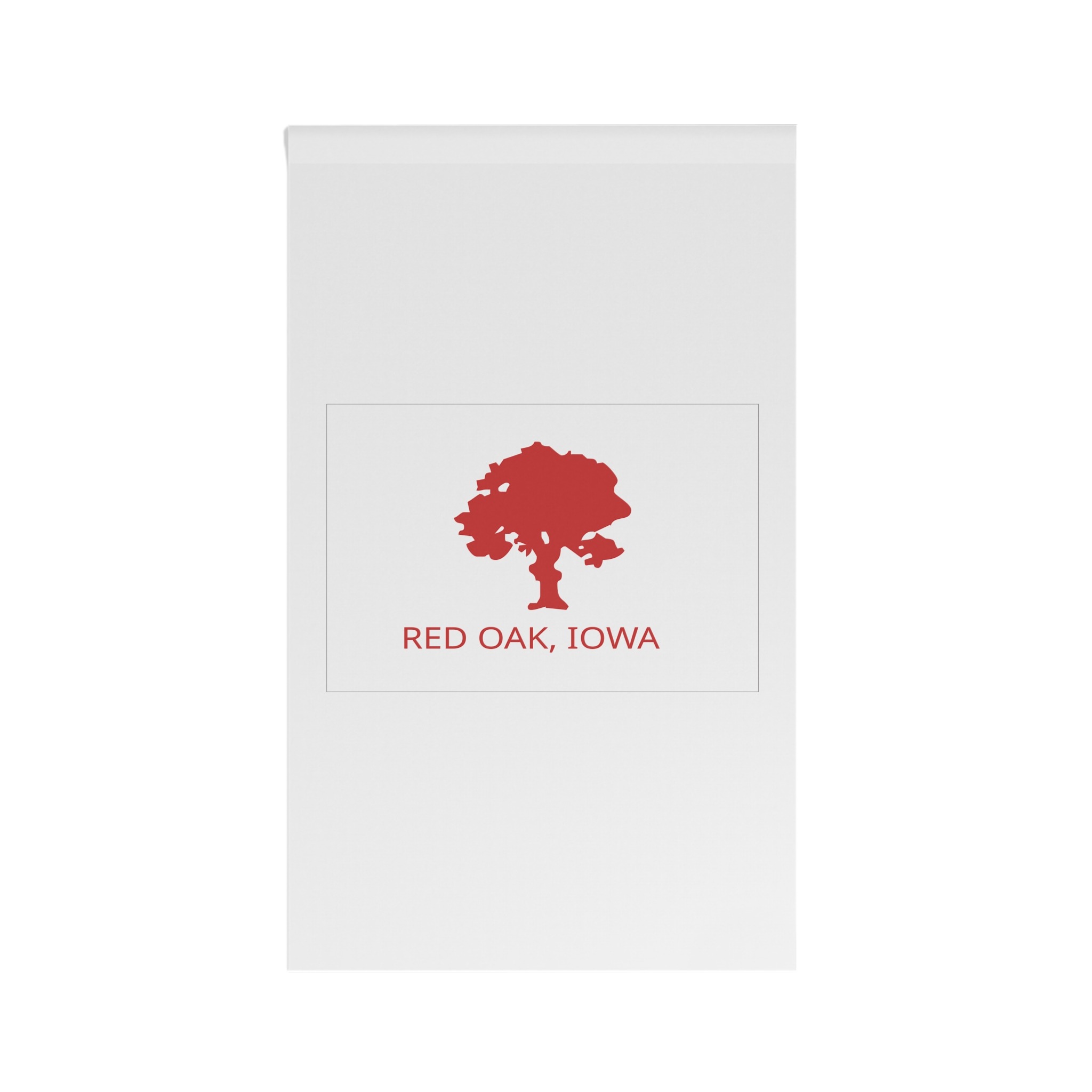 Flag of Red Oak, Iowa House Banner