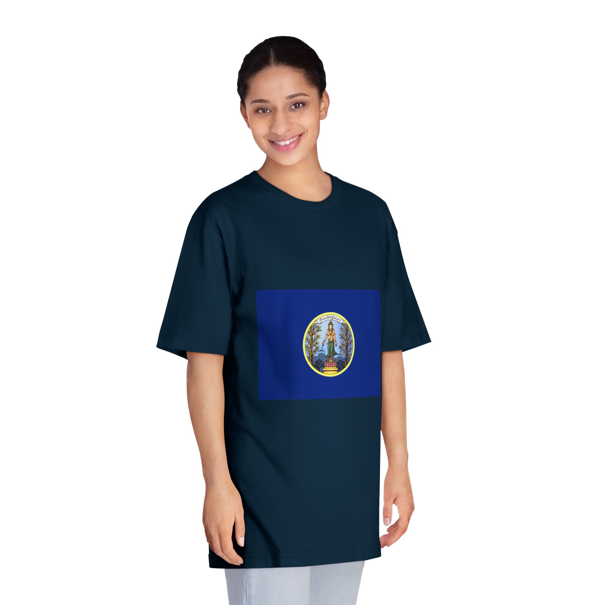 Flag Chomphon Province Unisex Classic Crewneck T Shirt - Image 19