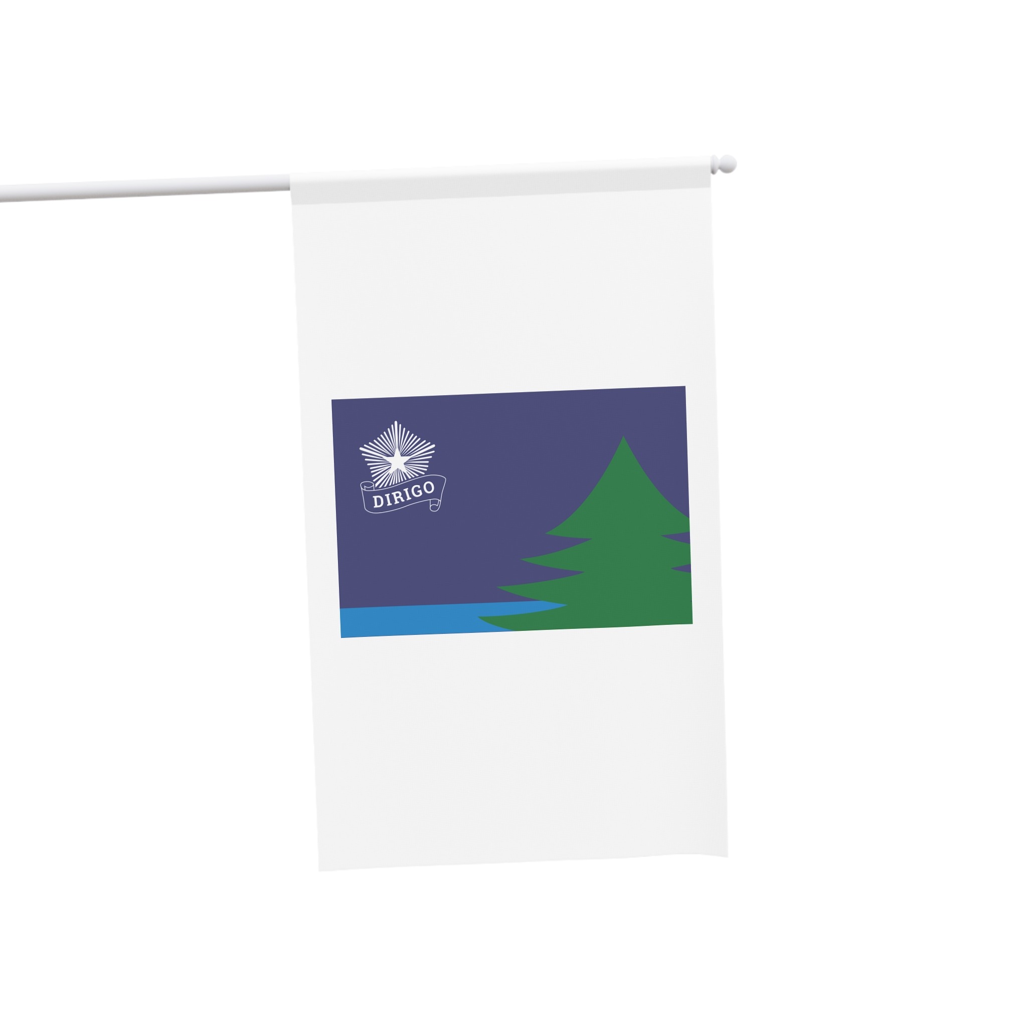 Maine Bicentennial Flag (2020) House Banner - Image 3