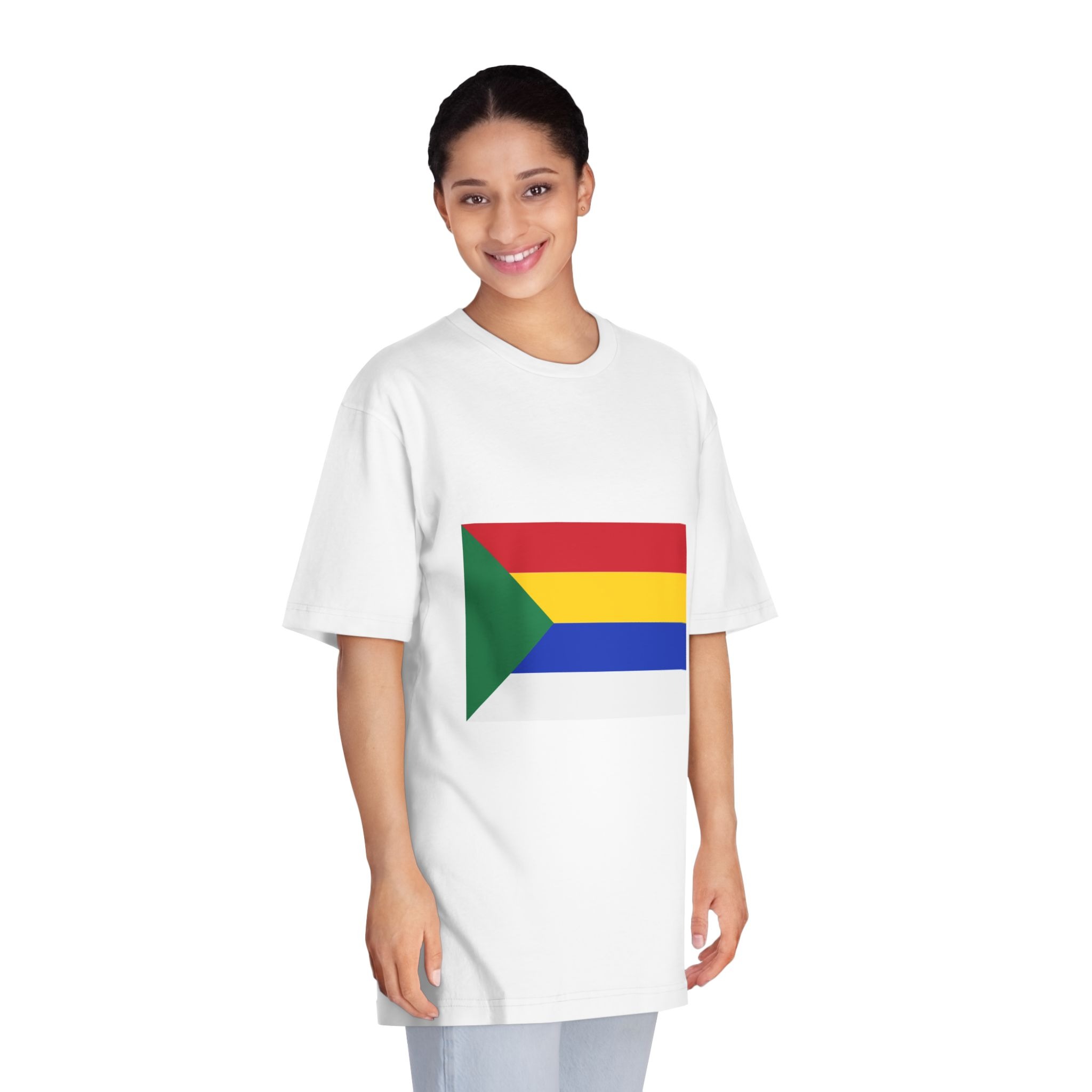 Flag of Druze Unisex Classic Crewneck T Shirt - Image 3