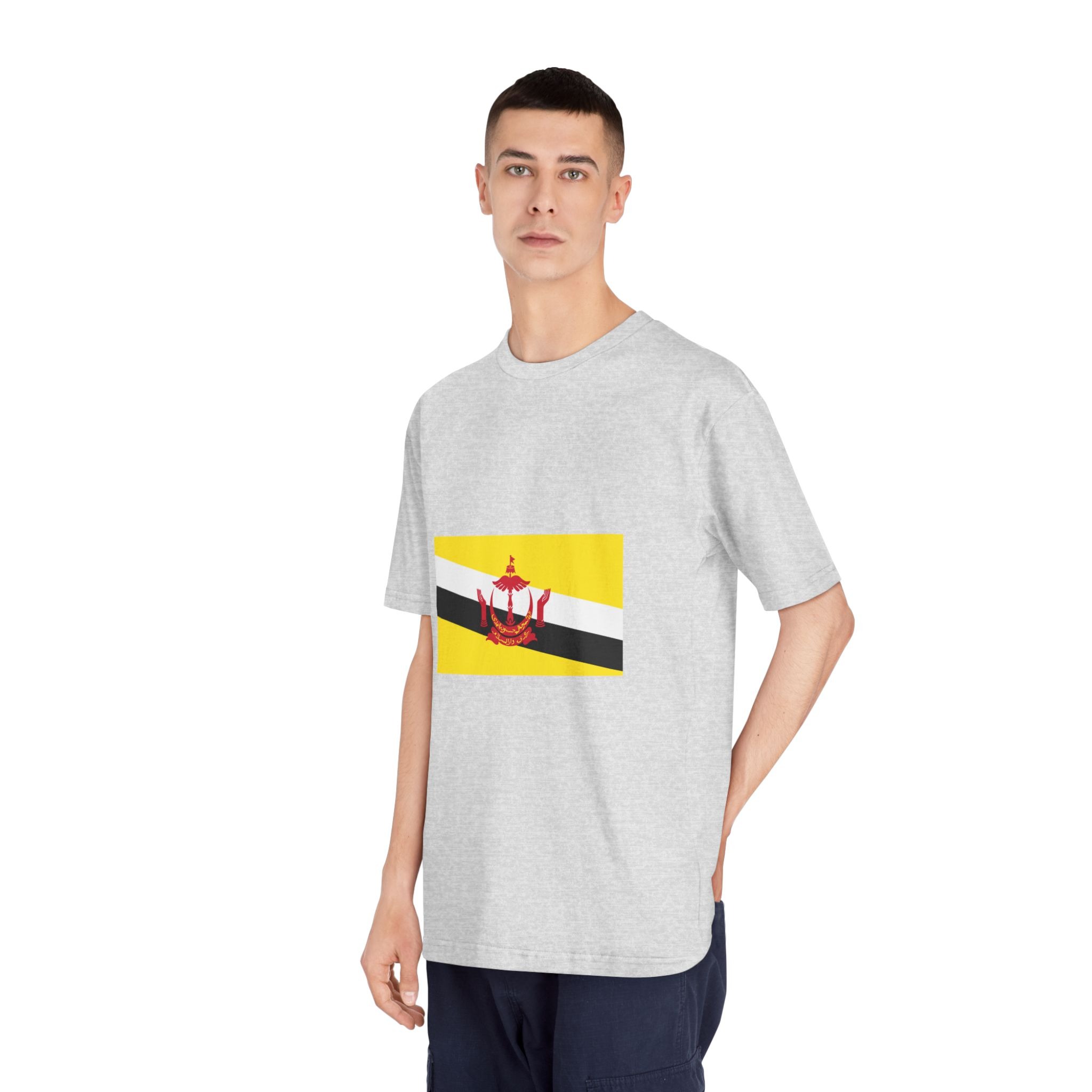 Brunai Flag Unisex Classic Crewneck T Shirt - Image 16