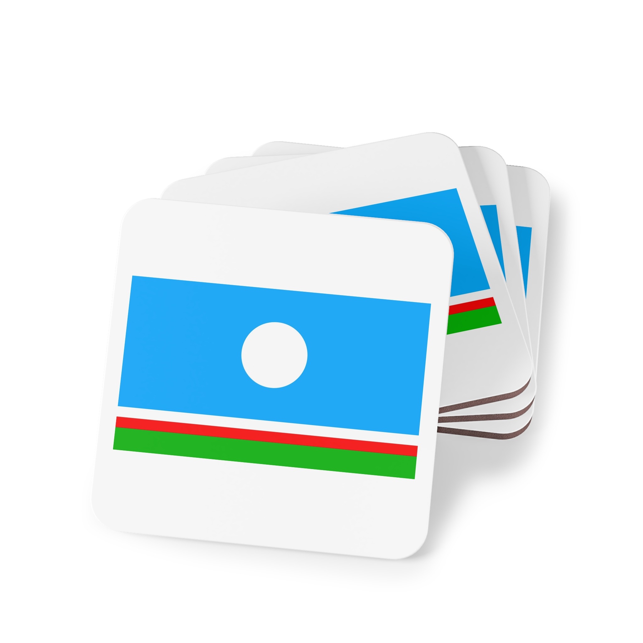 The Flag of the Sakha Republic Coasters - Image 7