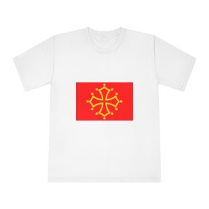 Flag of Midi Pyrenees Unisex Classic Crewneck T Shirt